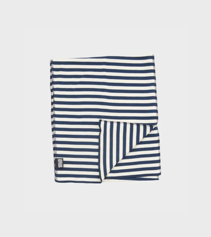 Scarf Interlock Marine/Ecru sold by Dr. Adams