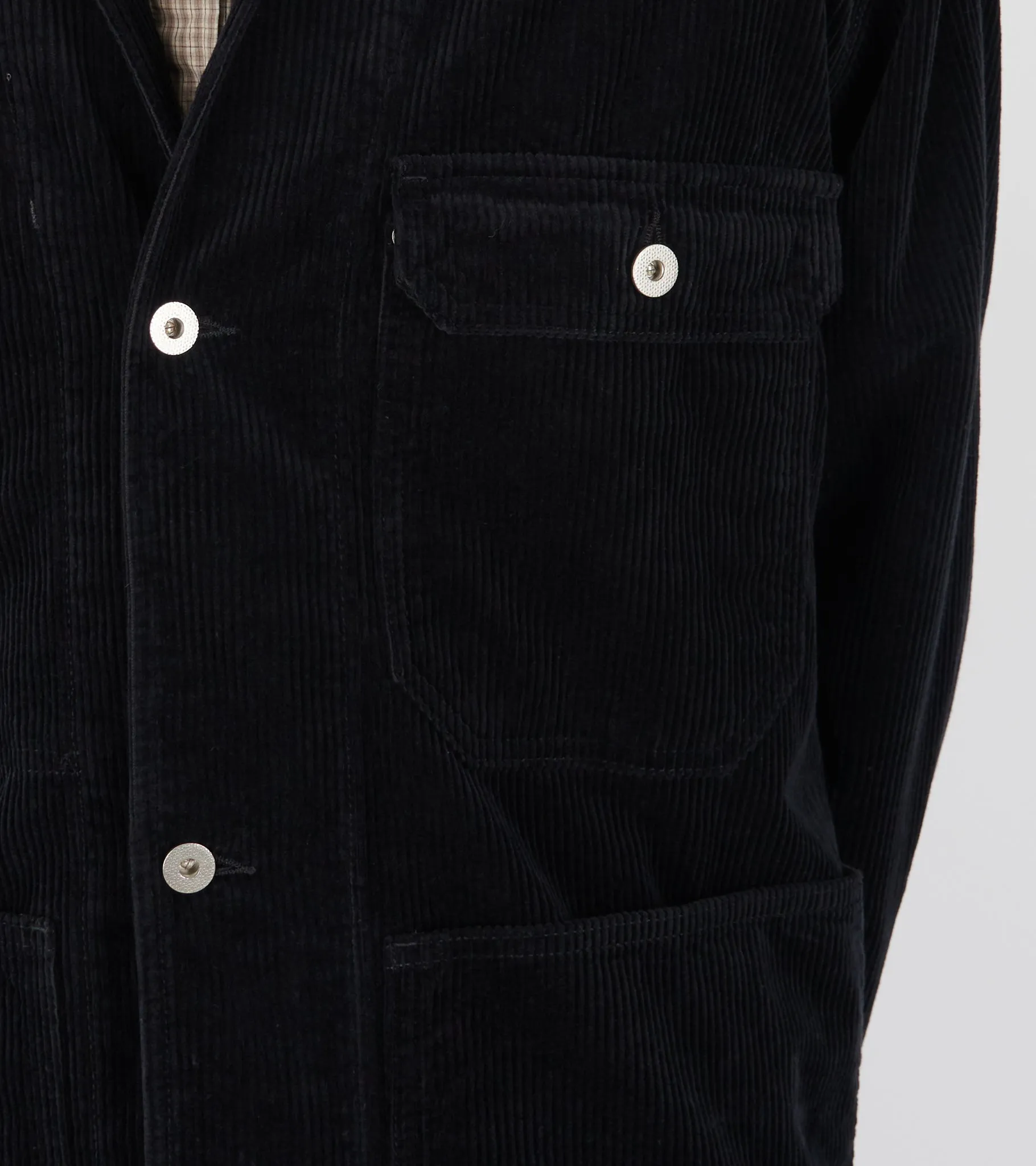 Folke Wide Wale Corduroy Chore Jacket Dark Navy sold by Dr. Adams product image thumbnail 4