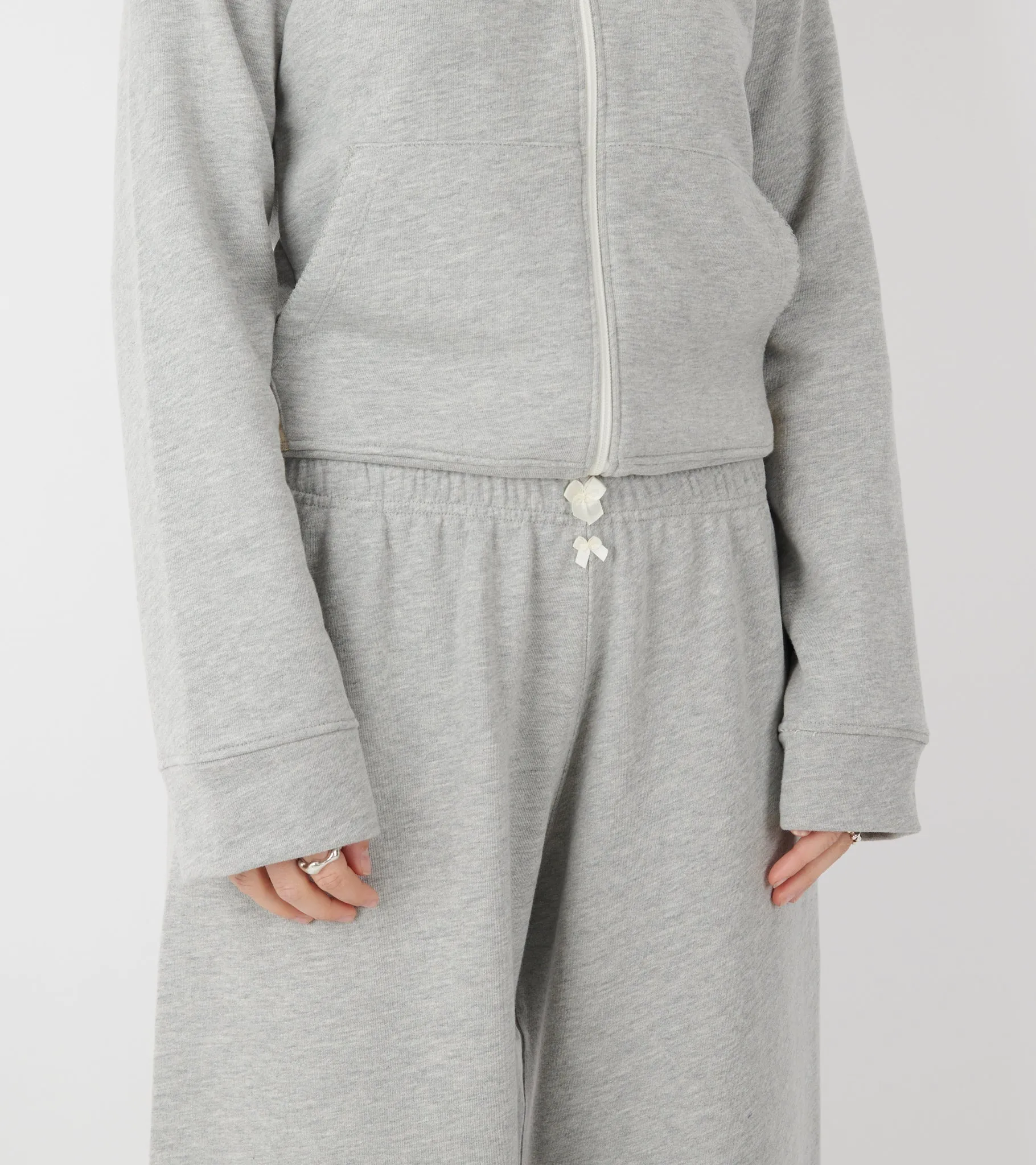 Lace Sweatpants Light Grey Melange sold by Dr. Adams product image thumbnail 5