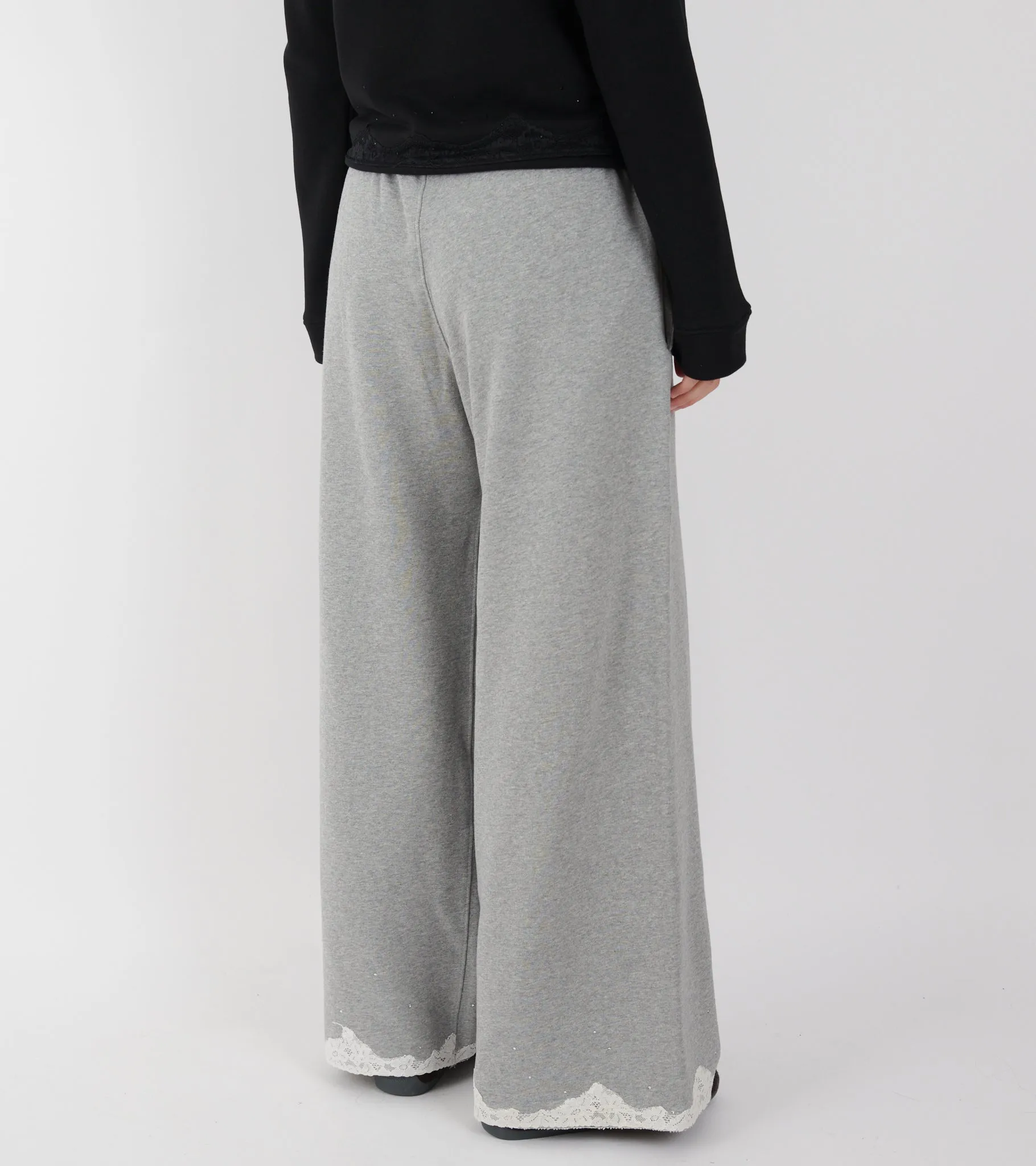 Lace Sweatpants Dark Grey Melange sold by Dr. Adams product image thumbnail 4
