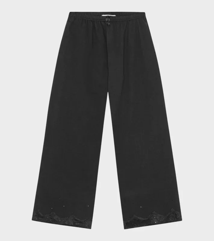 Lace Sweatpants Black made by Dr. Adams