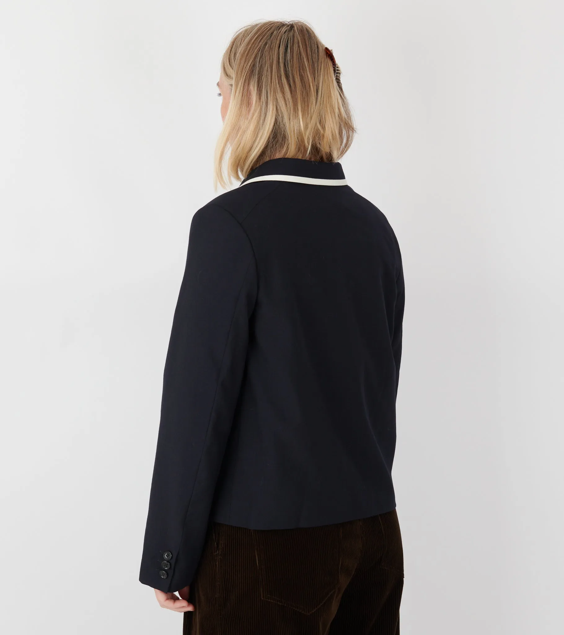 Piping Jacket Navy/White sold by Dr. Adams product image thumbnail 5