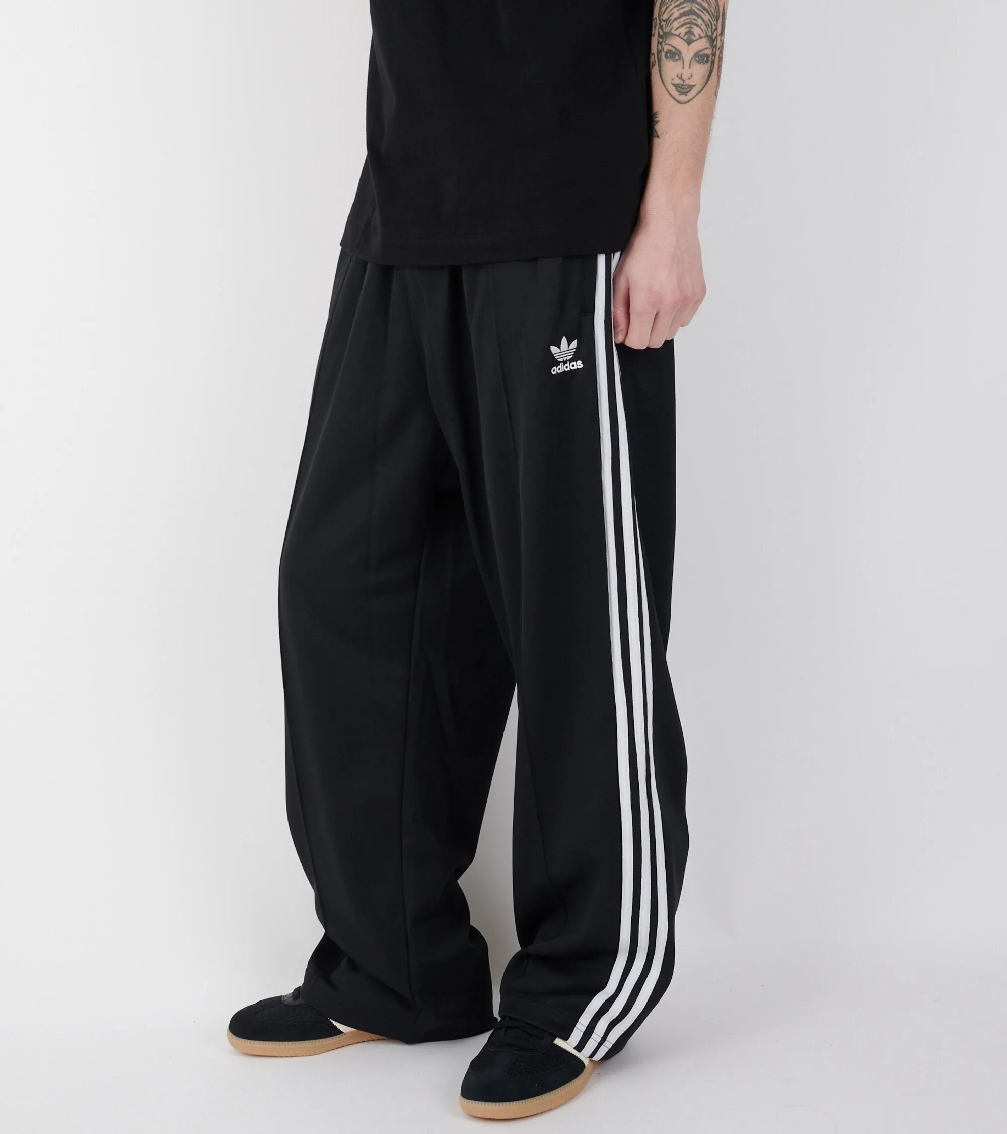 Baggy Track Pants Black/White sold by Dr. Adams product image thumbnail 2