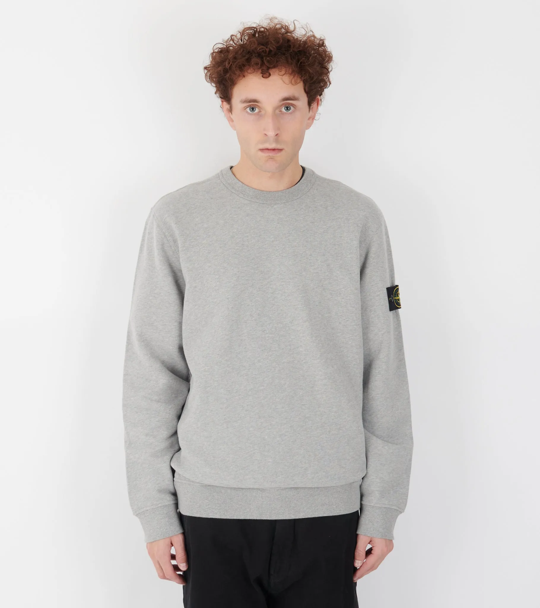 Patch Sweatshirt Grey Melange sold by Dr. Adams product image thumbnail 2