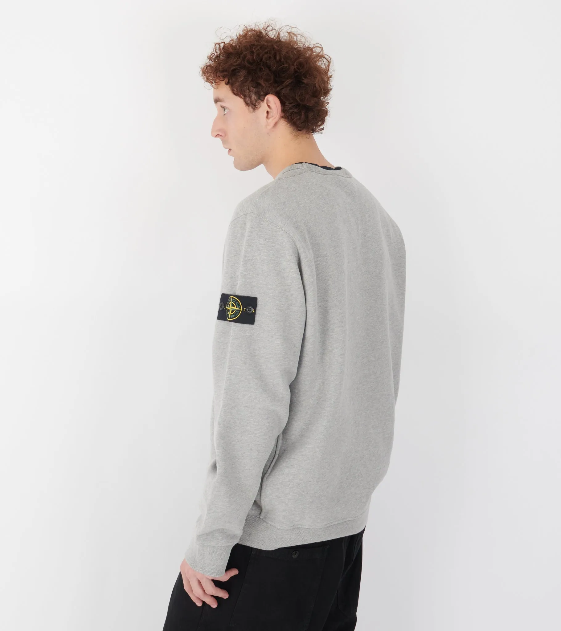 Patch Sweatshirt Grey Melange sold by Dr. Adams product image thumbnail 4