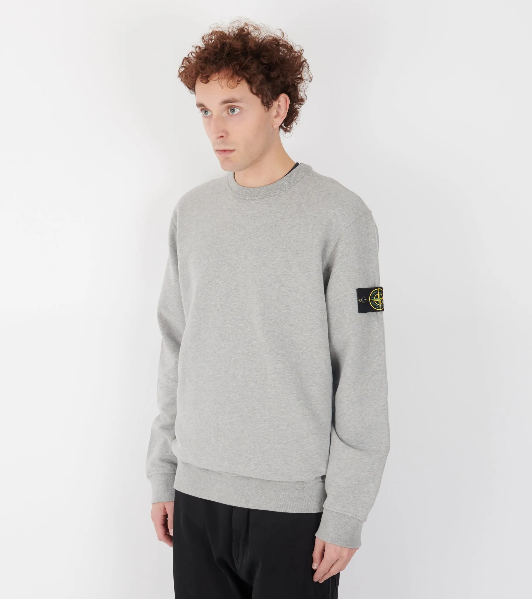 Patch Sweatshirt Grey Melange sold by Dr. Adams product image thumbnail 3