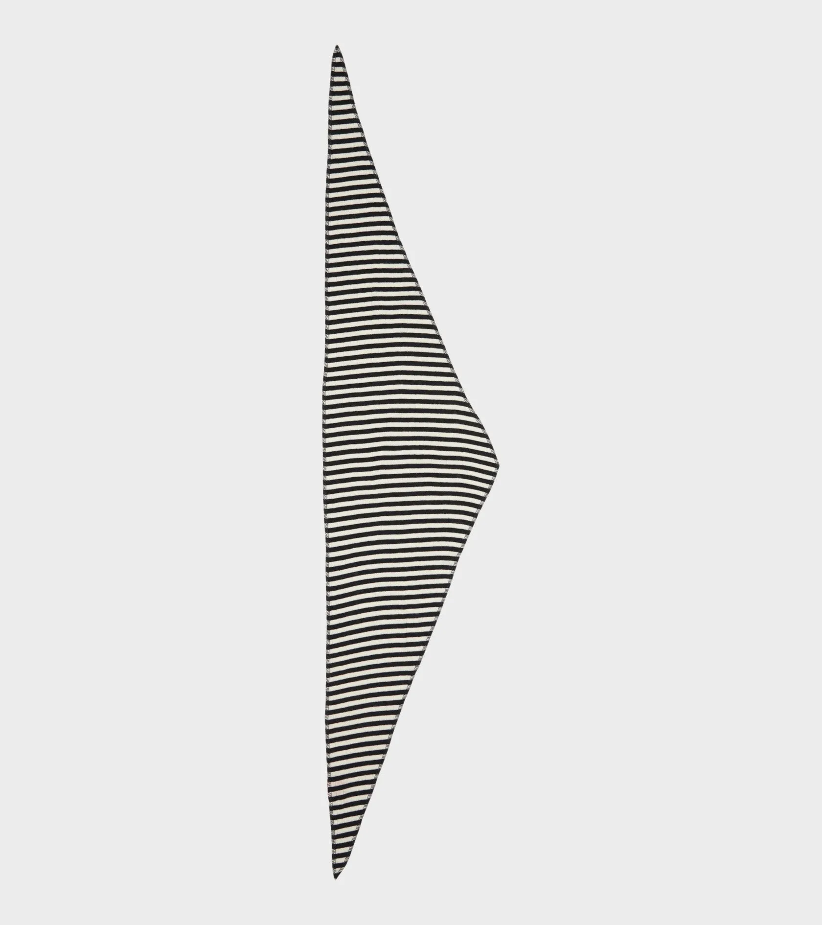 Scarf Triangle Wool Black/Ecru sold by Dr. Adams product image thumbnail 3