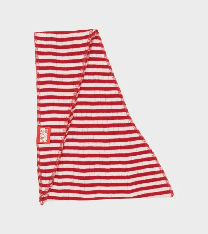 Scarf Triangle Wool Red/Ecru sold by Dr. Adams