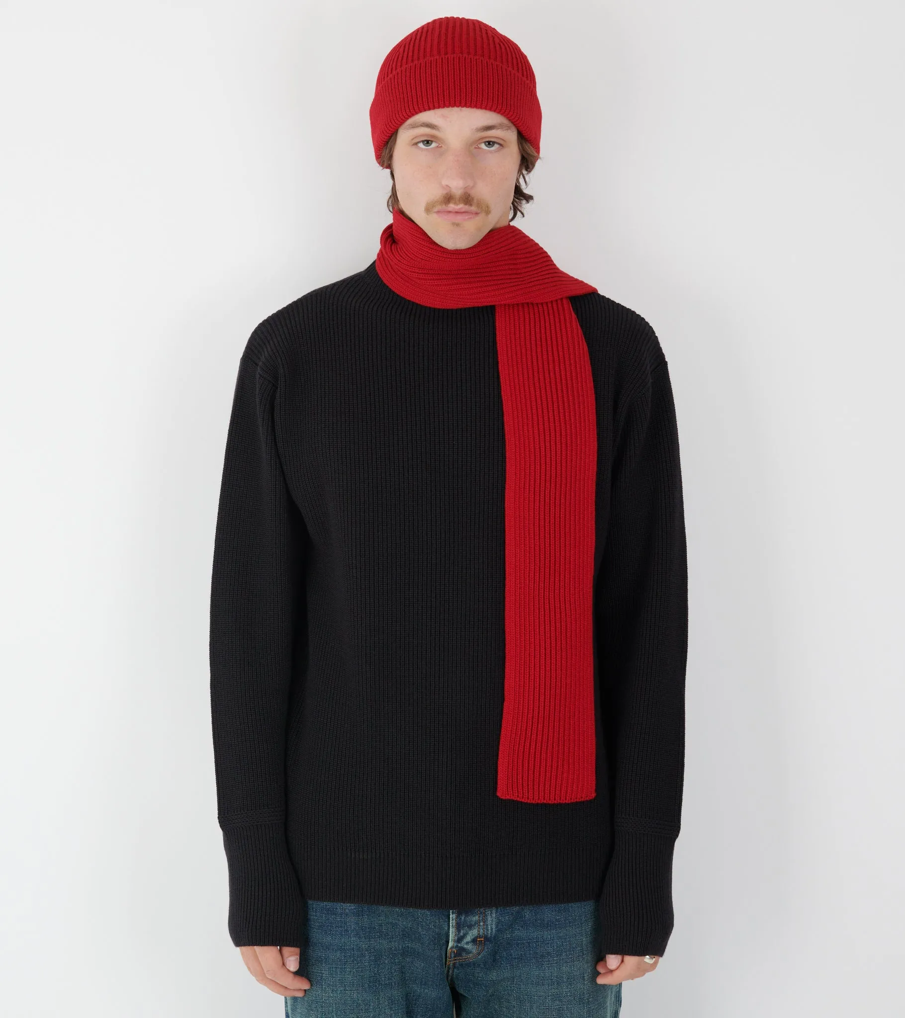 Short Scarf Red sold by Dr. Adams product image thumbnail 3