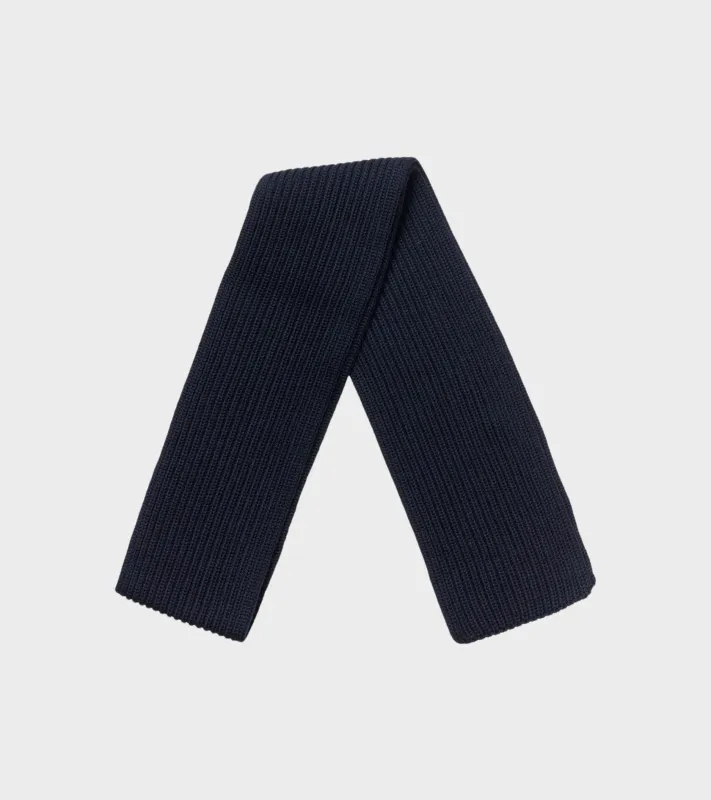 Short Scarf Navy Blue sold by Dr. Adams