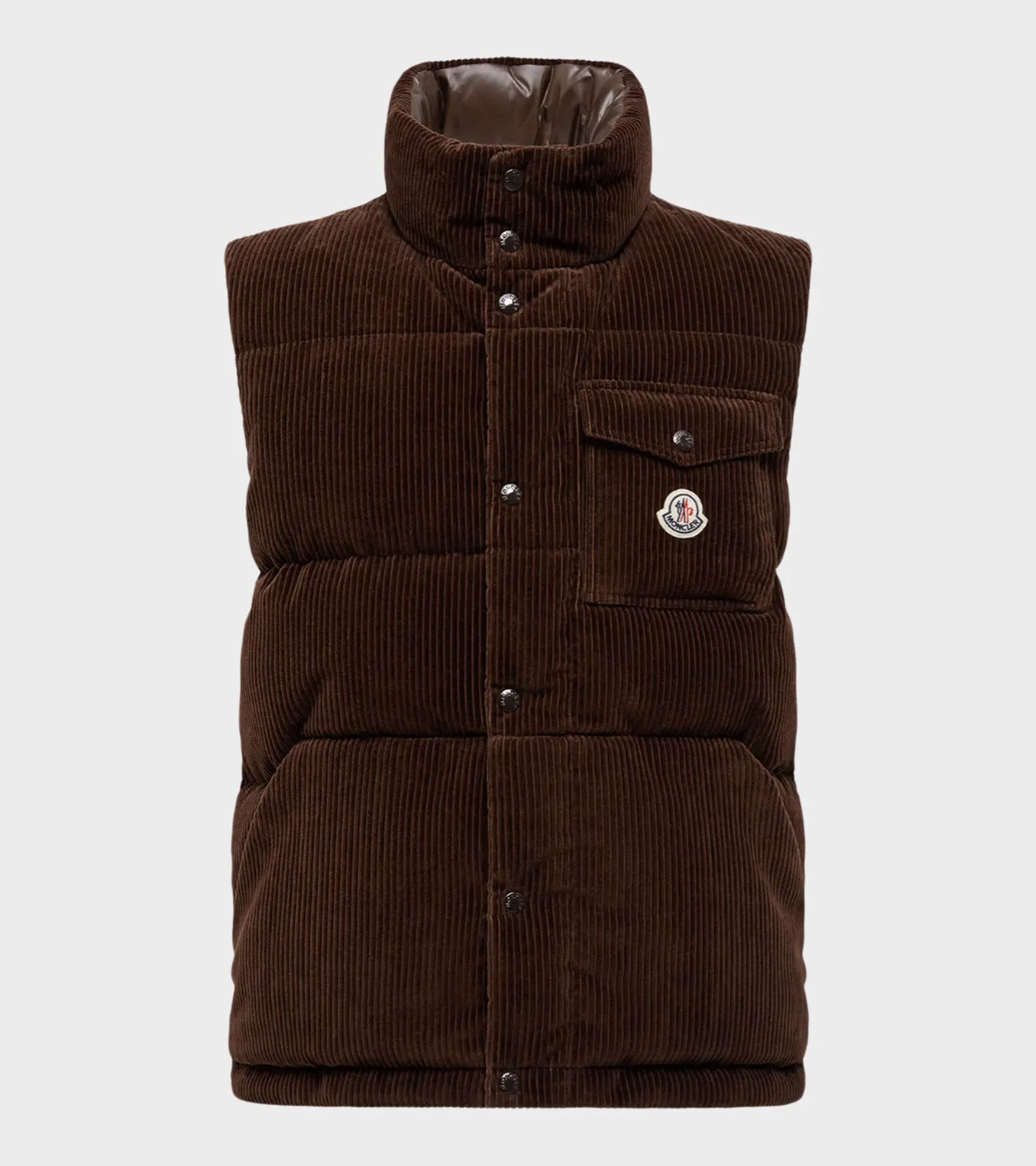 Agen Corduroy Down Vest Brown sold by Dr. Adams