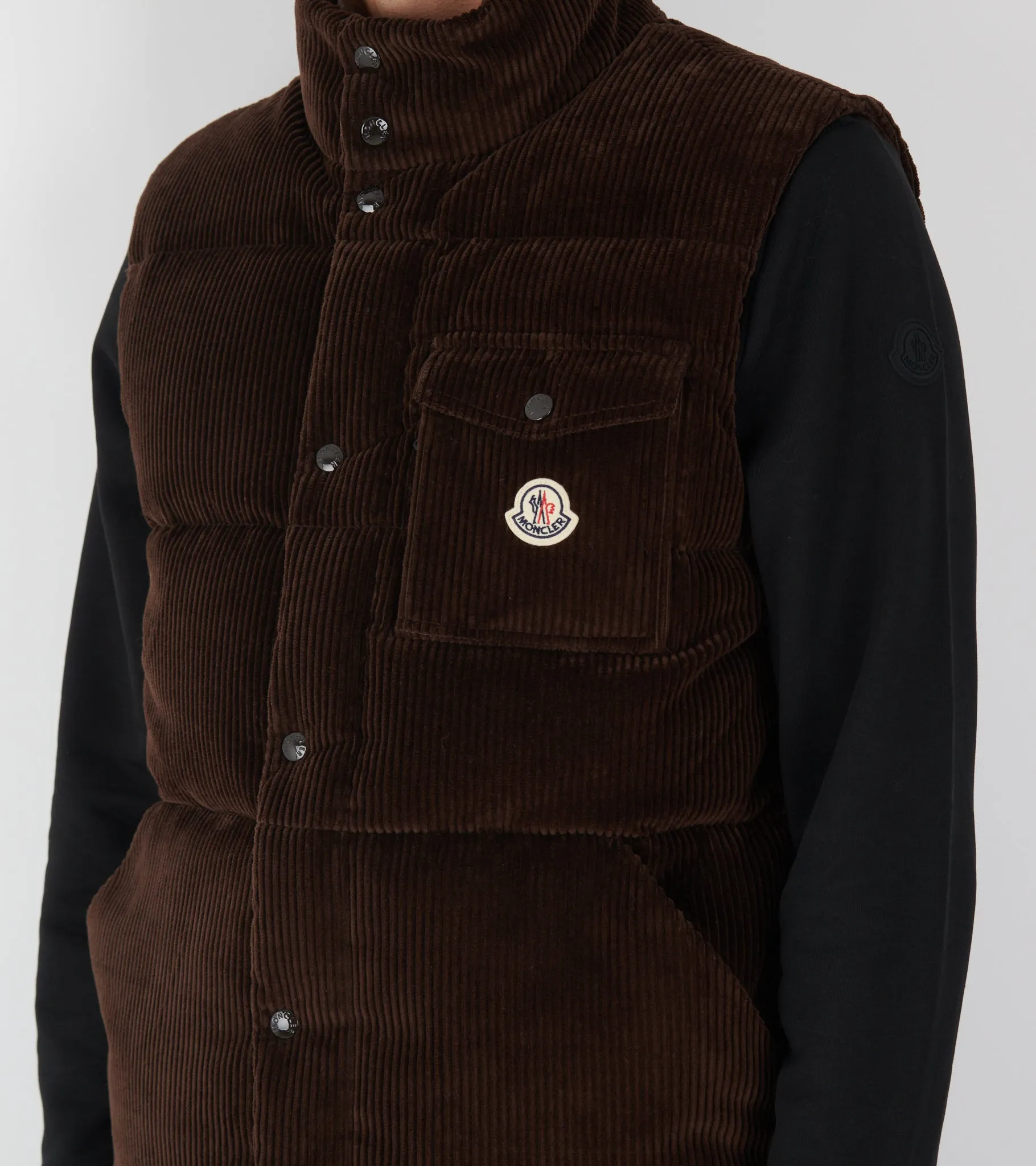 Agen Corduroy Down Vest Brown sold by Dr. Adams product image thumbnail 4
