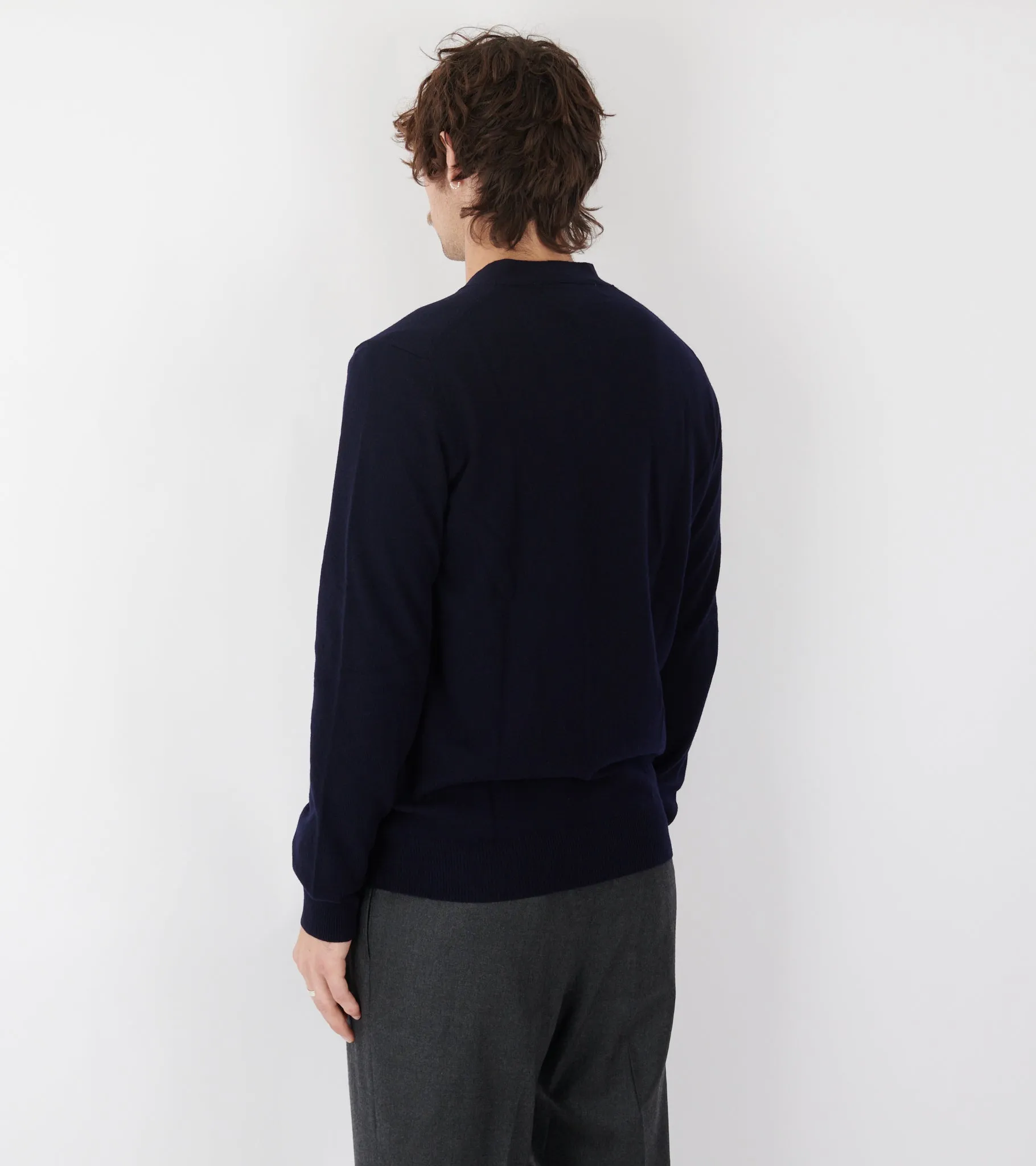 U Red Heart V-neck Cardigan Navy sold by Dr. Adams product image thumbnail 5