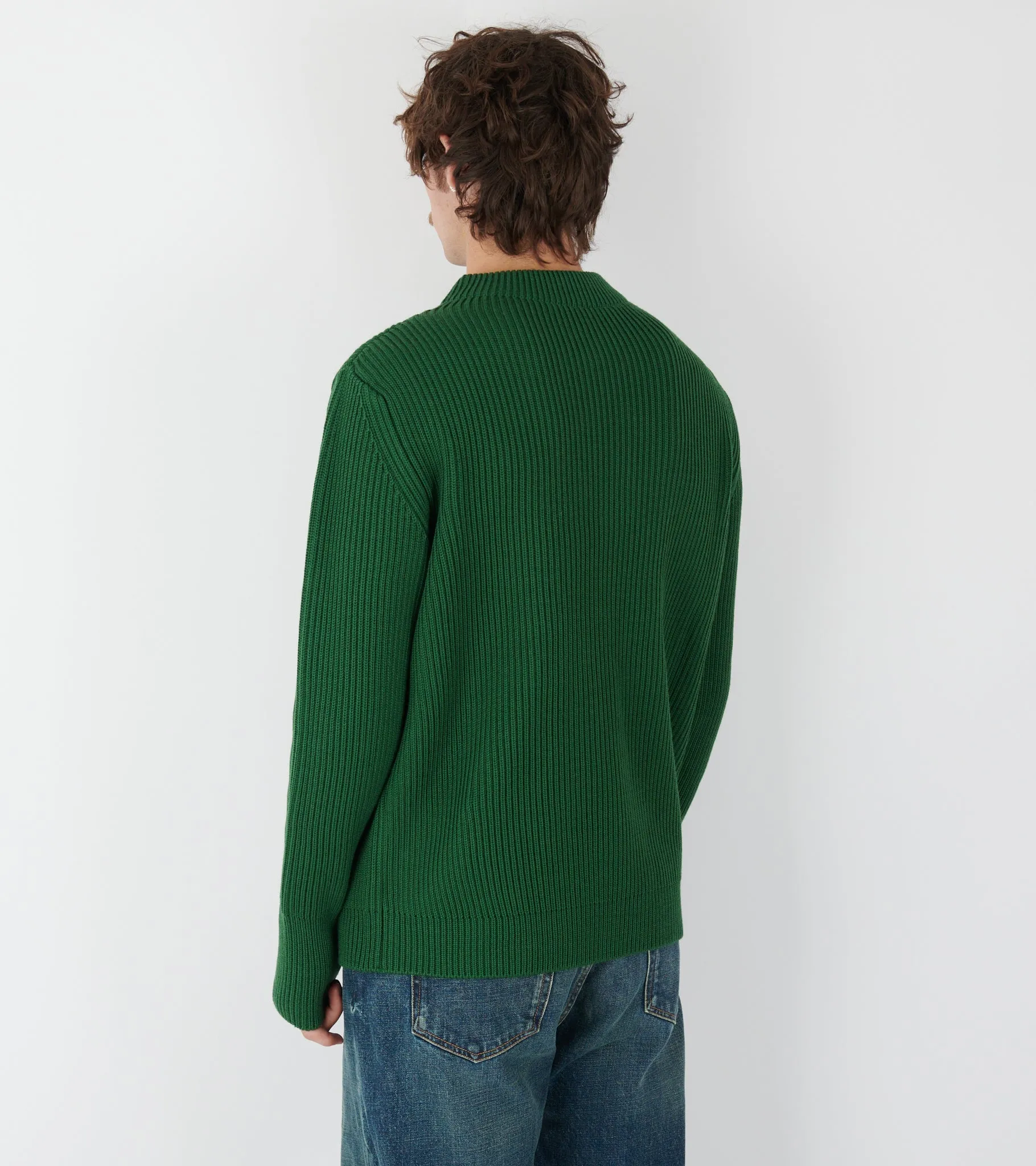 Navy Crewneck Green sold by Dr. Adams product image thumbnail 5