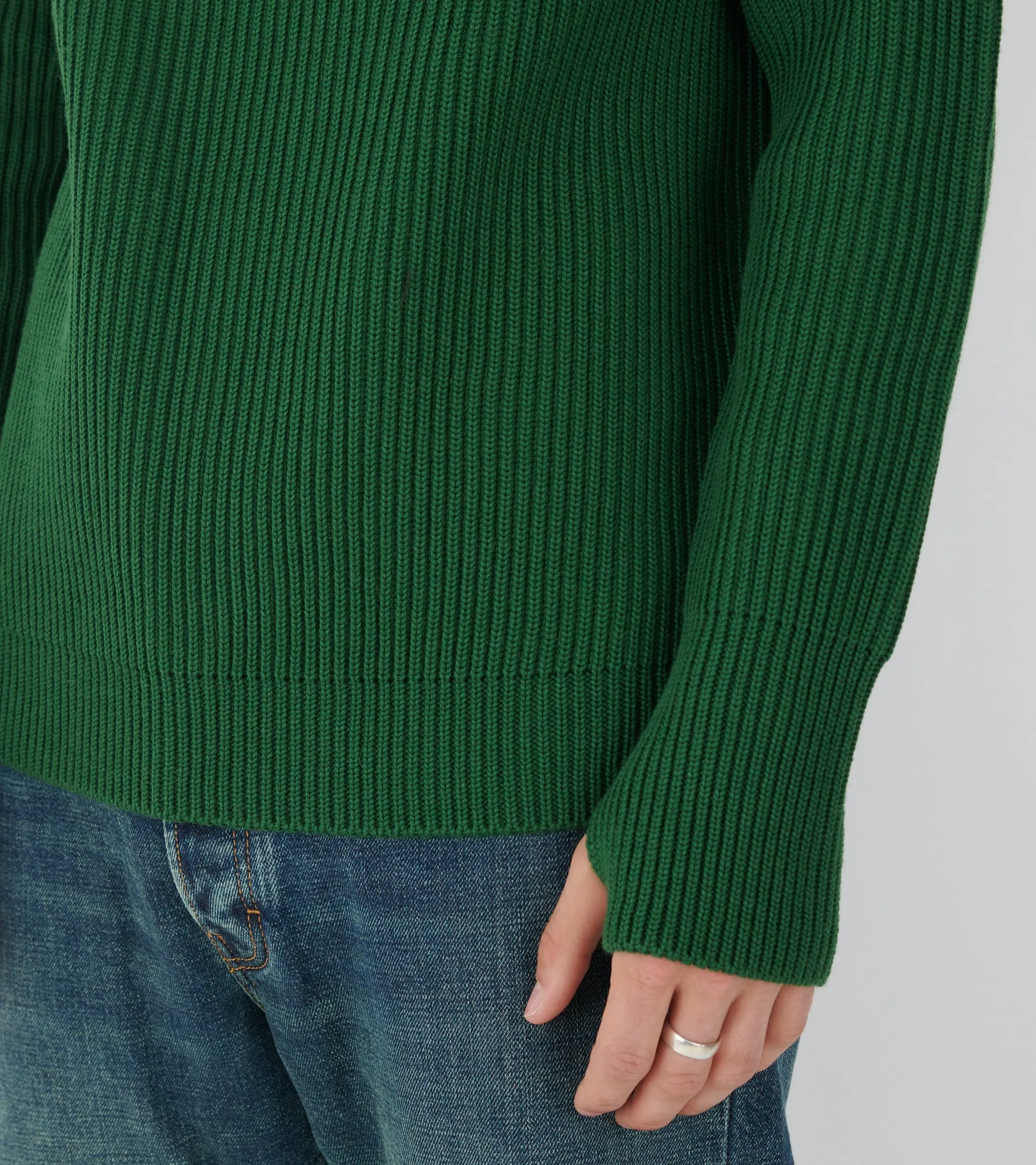 Navy Crewneck Green sold by Dr. Adams product image thumbnail 4