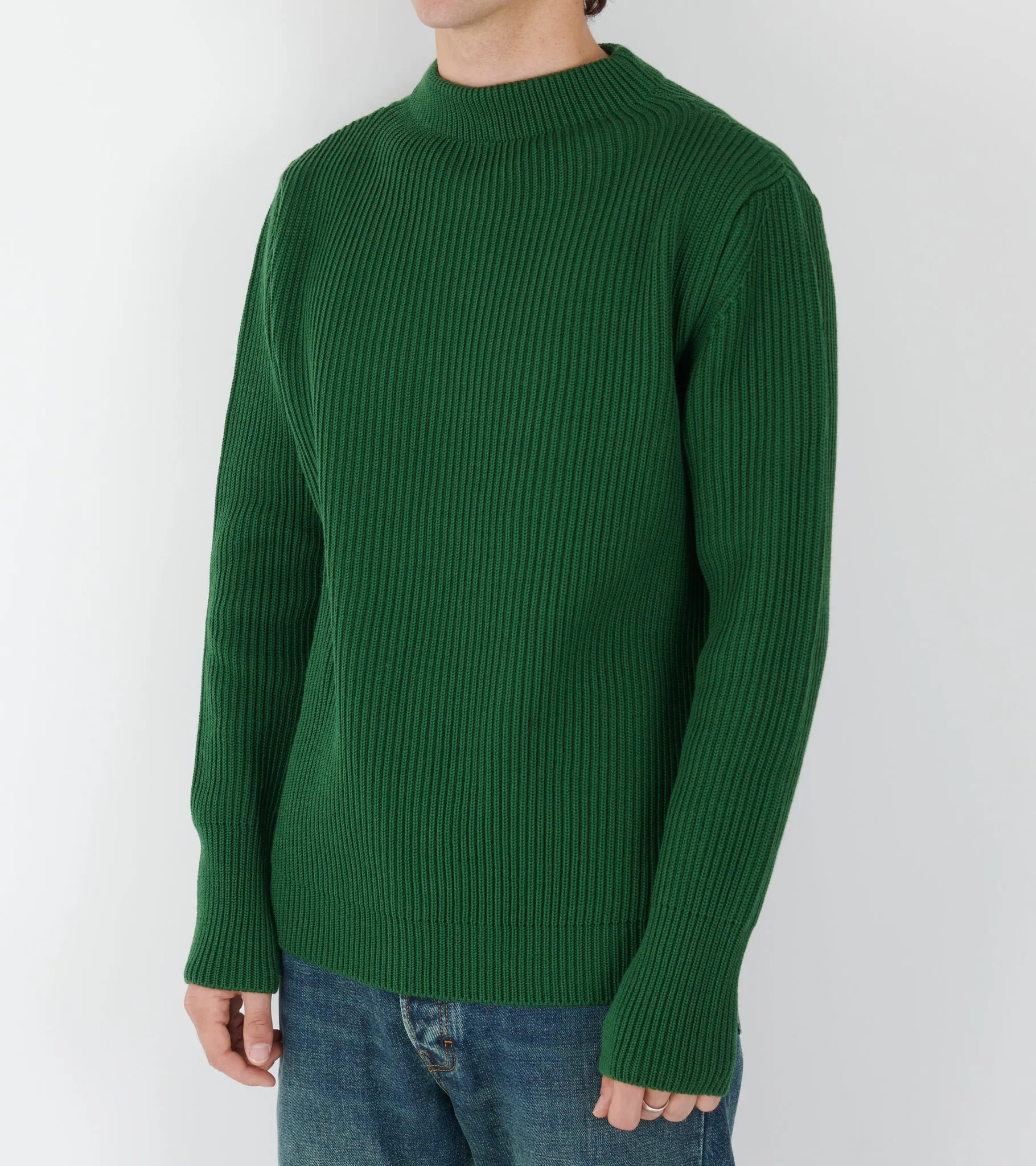 Navy Crewneck Green sold by Dr. Adams product image thumbnail 3