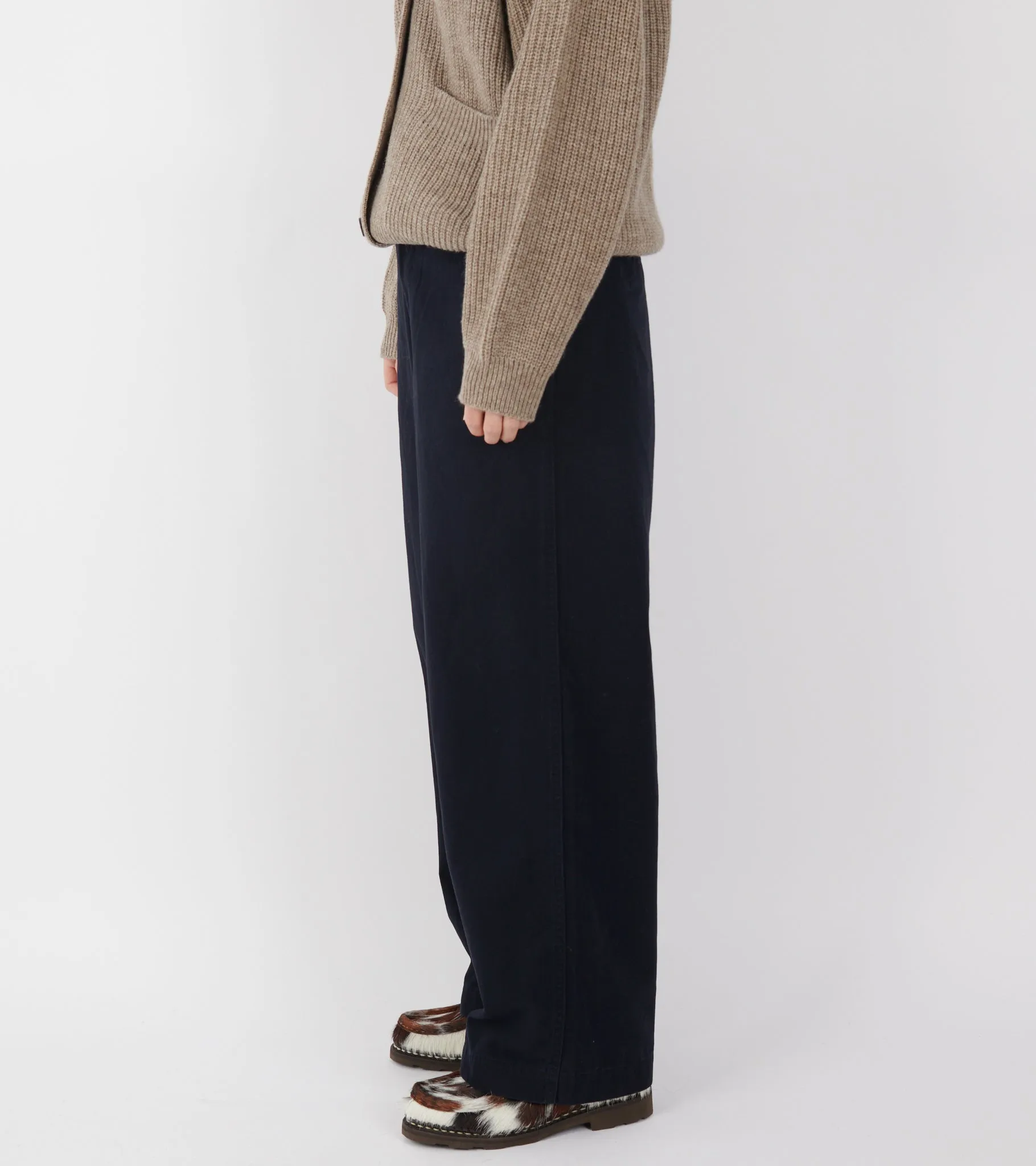 Wide Chino Pants Navy sold by Dr. Adams product image thumbnail 3