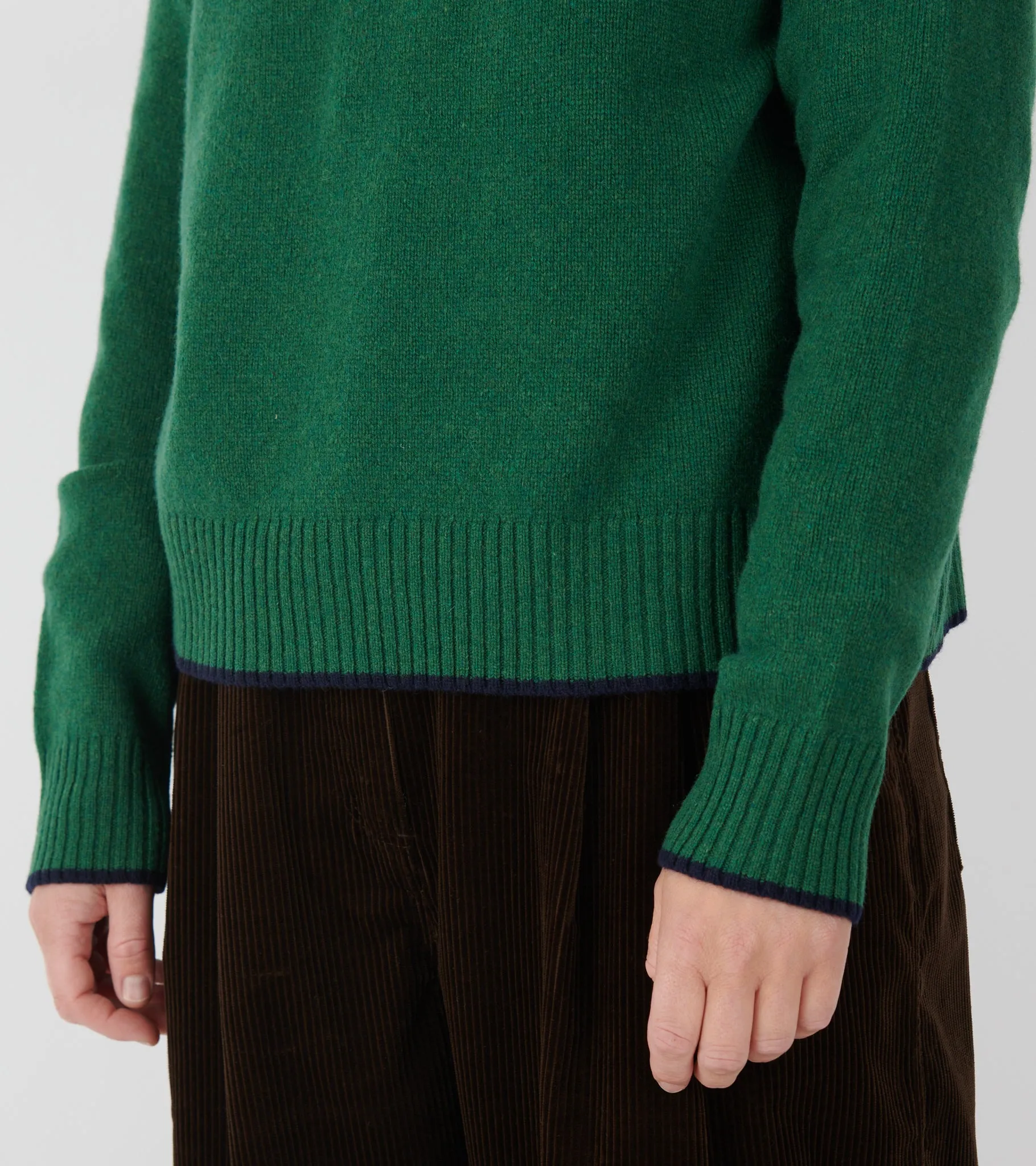 Helen Sweater No. 208 British Green sold by Dr. Adams product image thumbnail 4