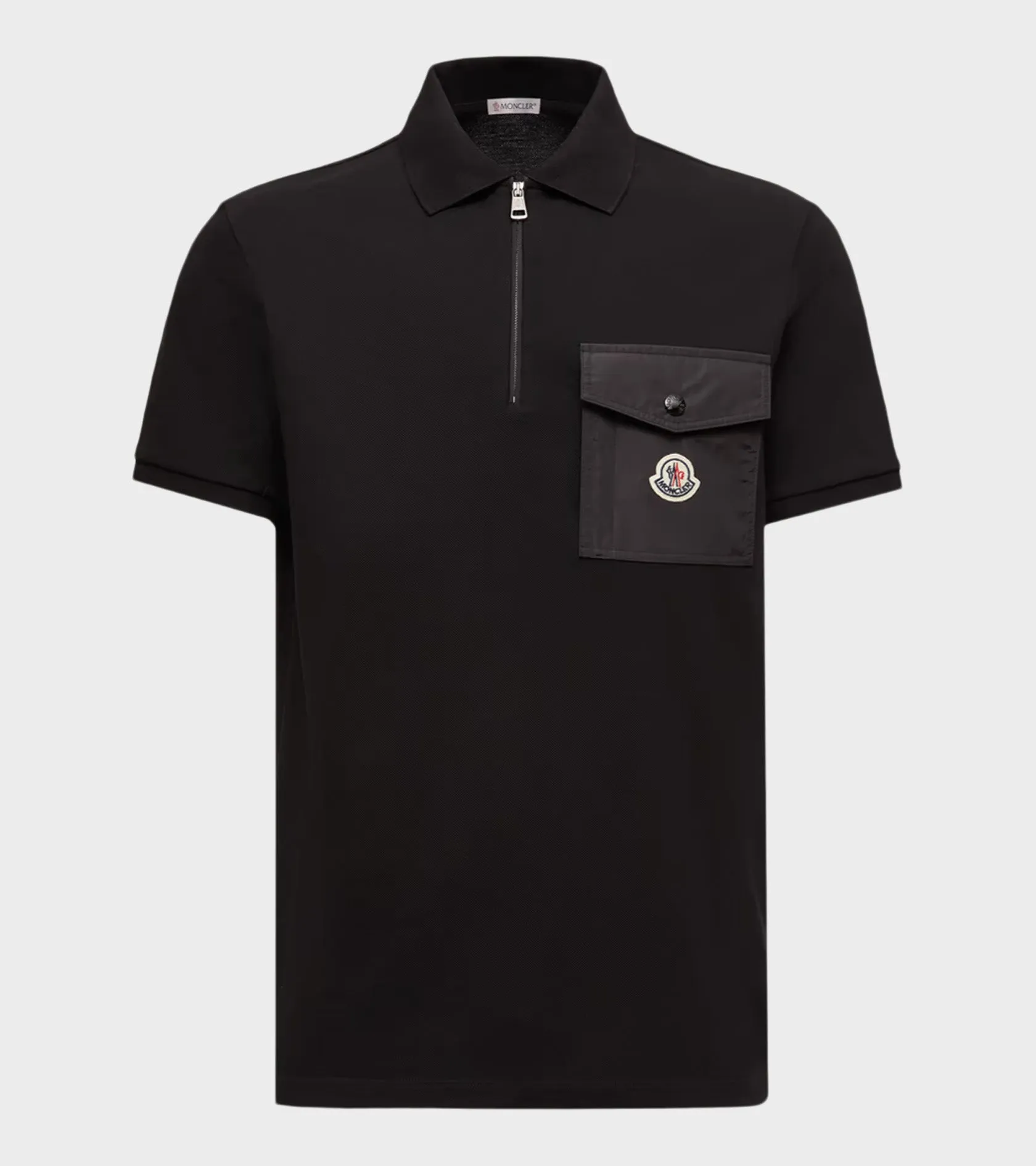 S/S Pocket Cotton Polo Black sold by Dr. Adams