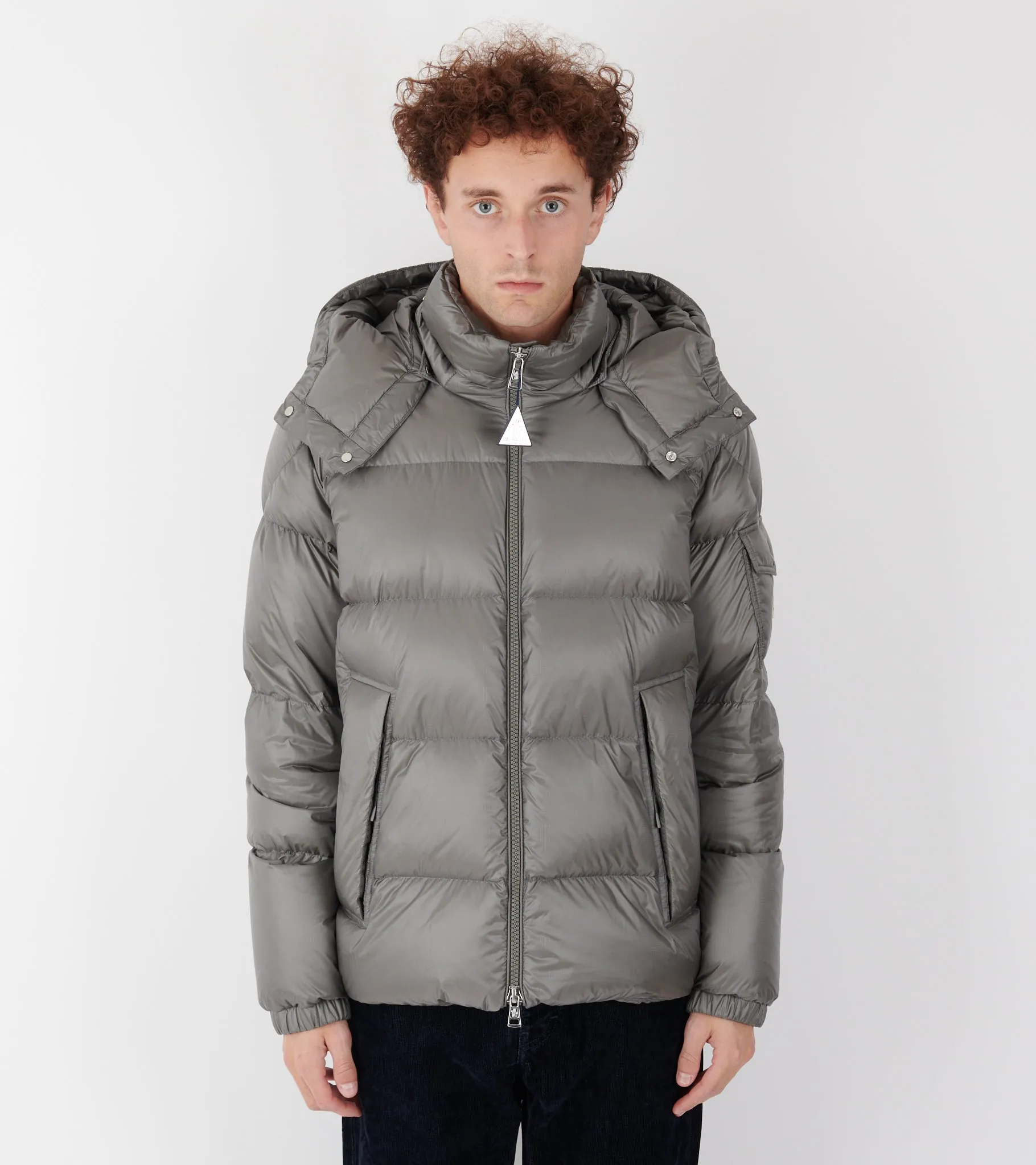 Couyere Hooded Down Jacket Grey sold by Dr. Adams product image thumbnail 2
