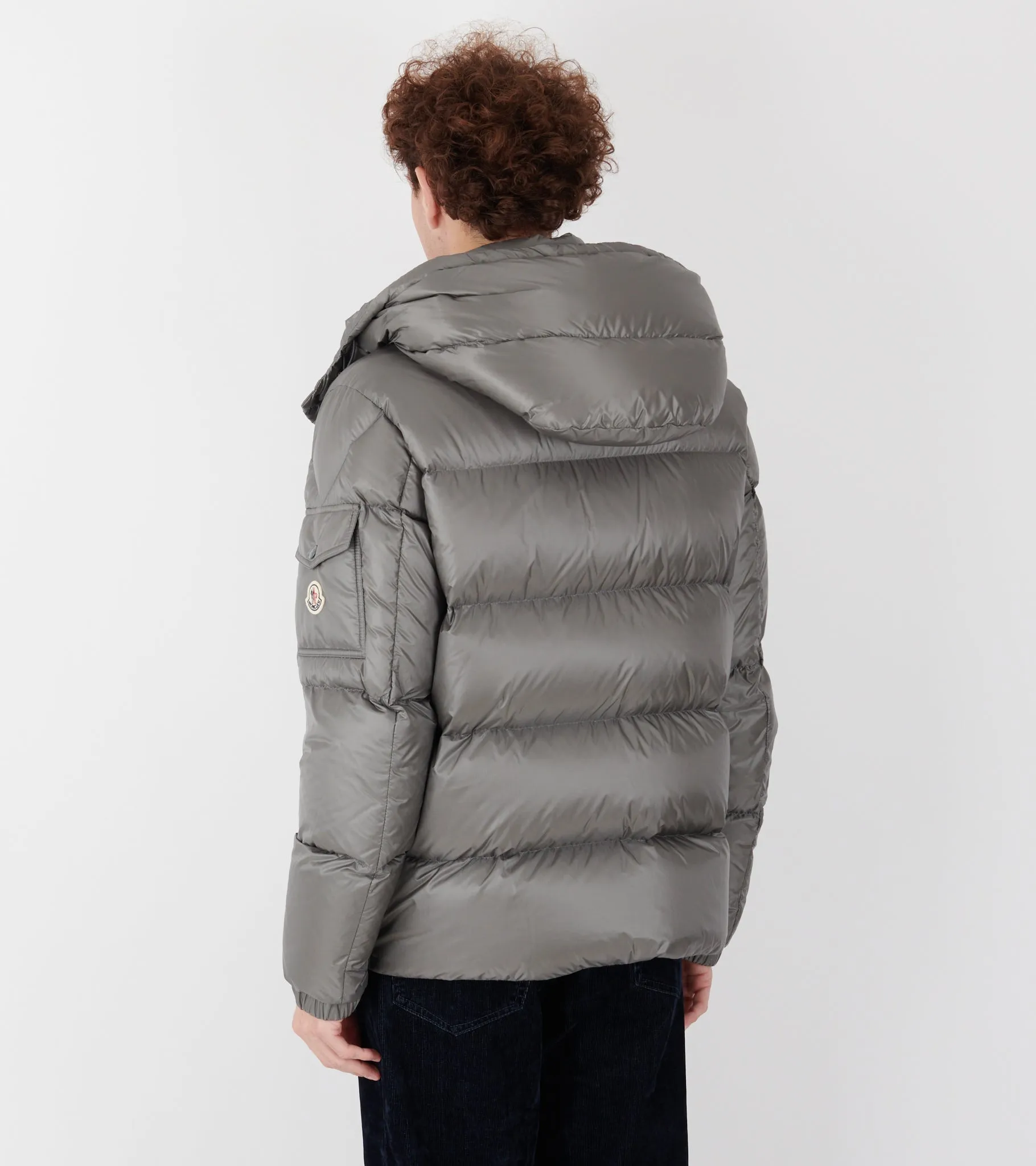 Couyere Hooded Down Jacket Grey sold by Dr. Adams product image thumbnail 4