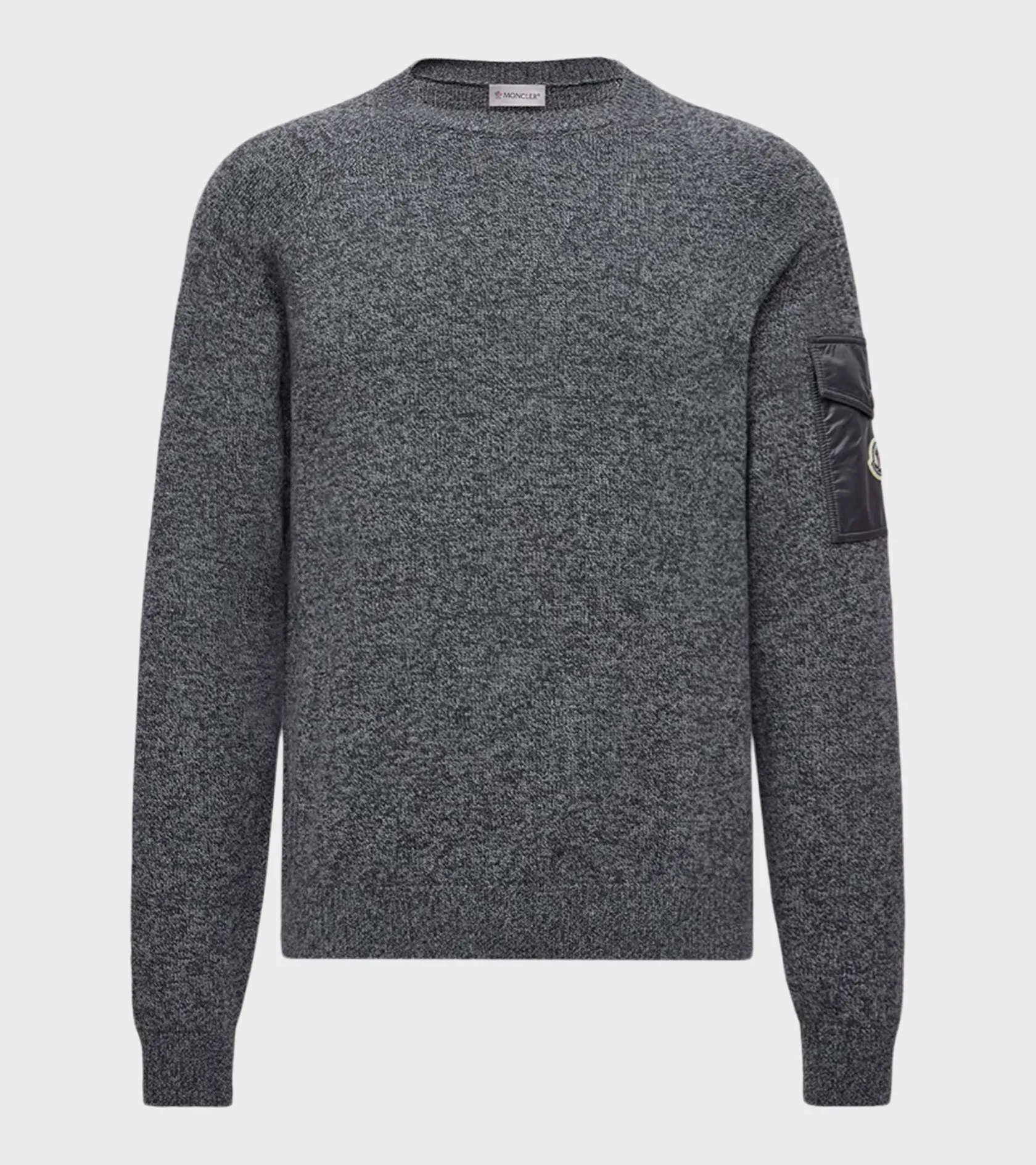 Mouliné Wool & Cashmere Jumper Dark Grey sold by Dr. Adams