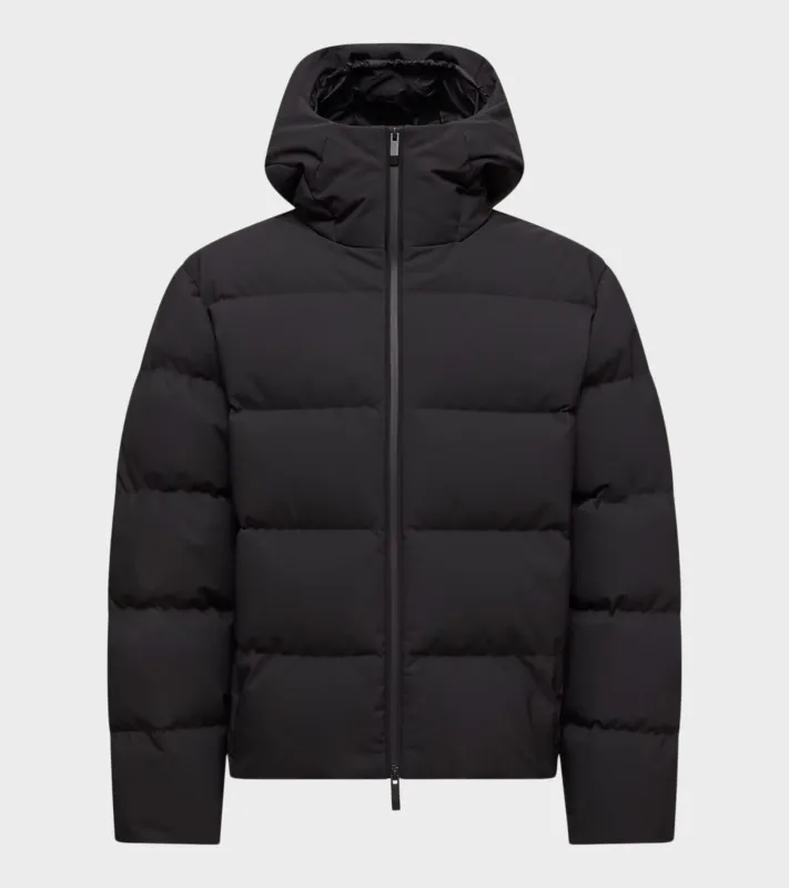 Languedoc Hooded Down Jacket Black sold by Dr. Adams