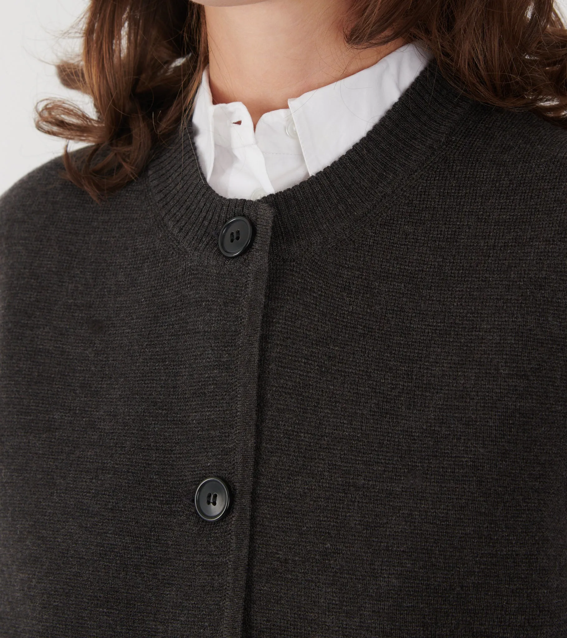 Elva Vest Dark Brown Melange sold by Dr. Adams product image thumbnail 4