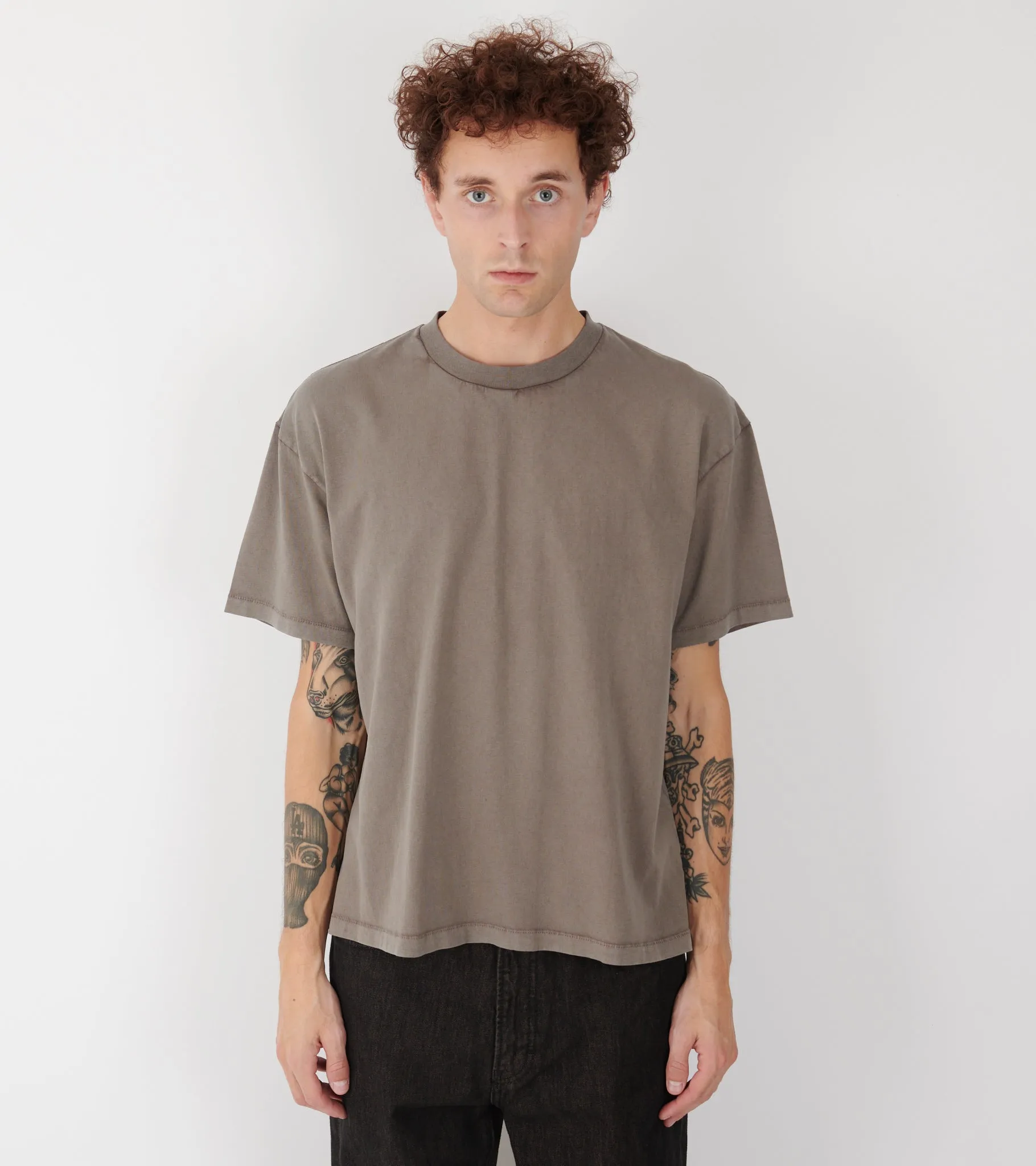 Back Logo Box Tee Earth Brown sold by Dr. Adams product image thumbnail 2