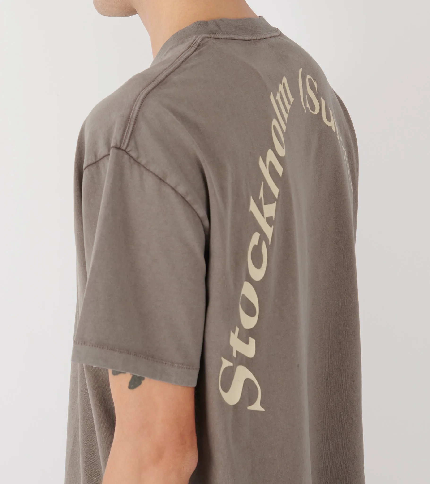 Back Logo Box Tee Earth Brown sold by Dr. Adams product image thumbnail 4