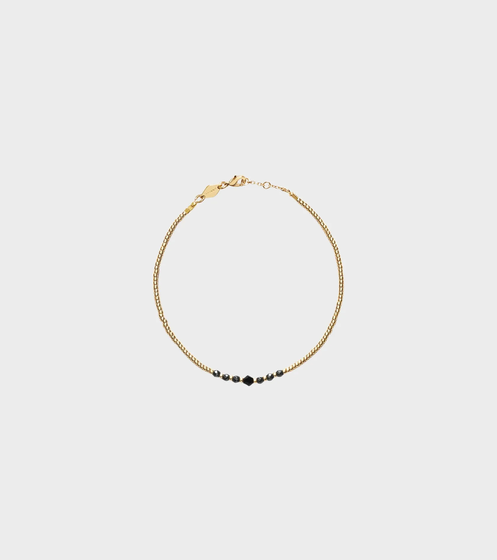 Bead & Gem Bracelet Black sold by Dr. Adams