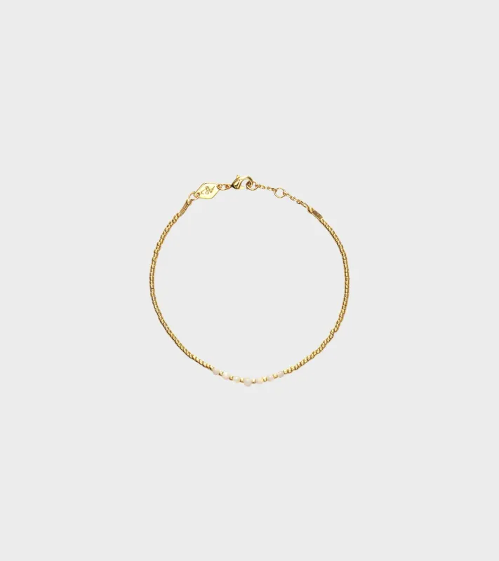 Bead & Gem Bracelet Pearl sold by Dr. Adams