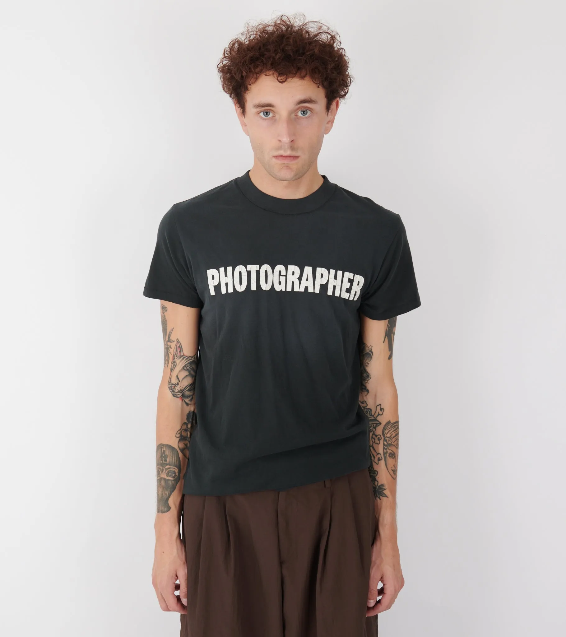 Photographer T-shirt Washed Black sold by Dr. Adams product image thumbnail 3