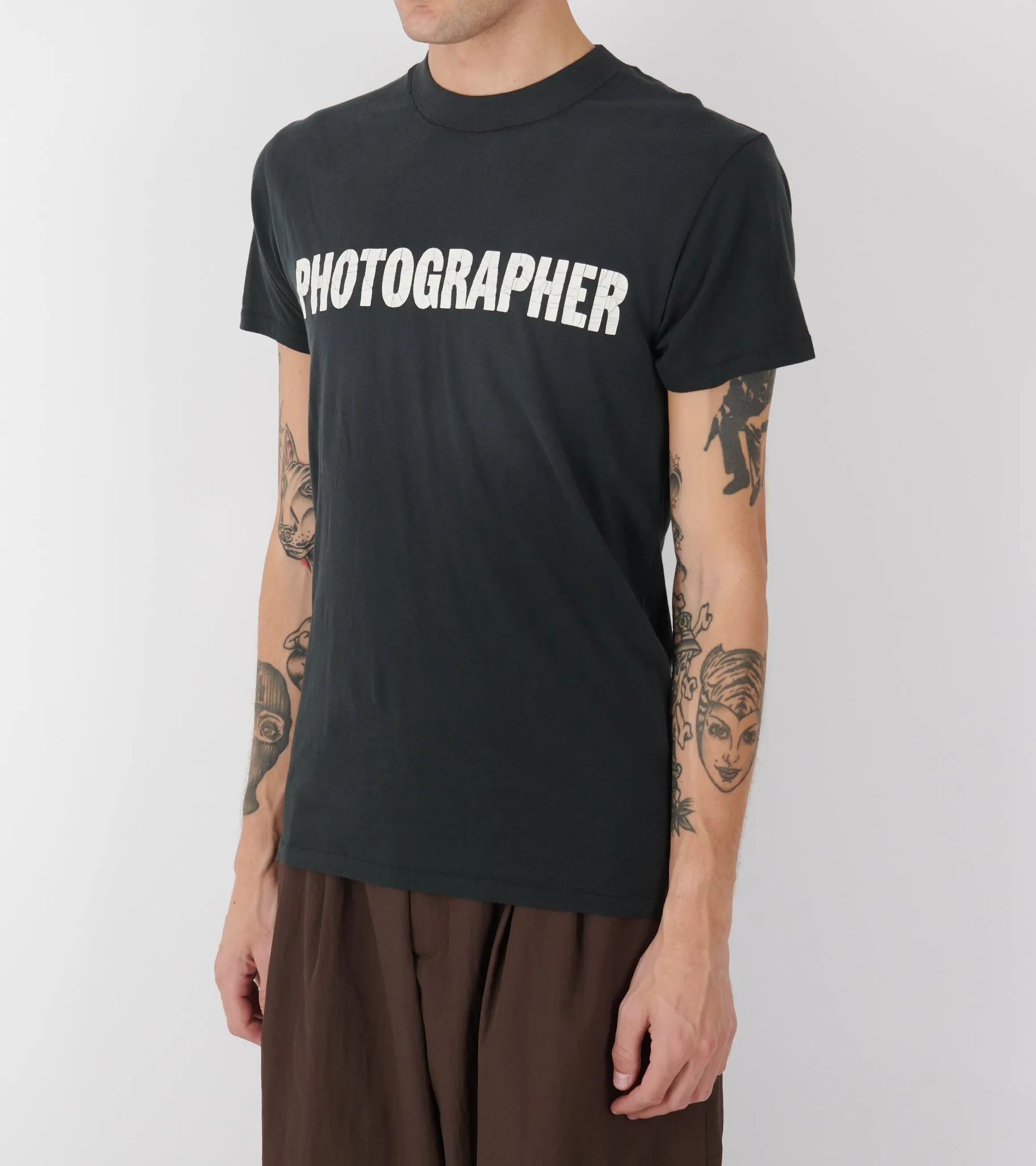 Photographer T-shirt Washed Black sold by Dr. Adams product image thumbnail 4