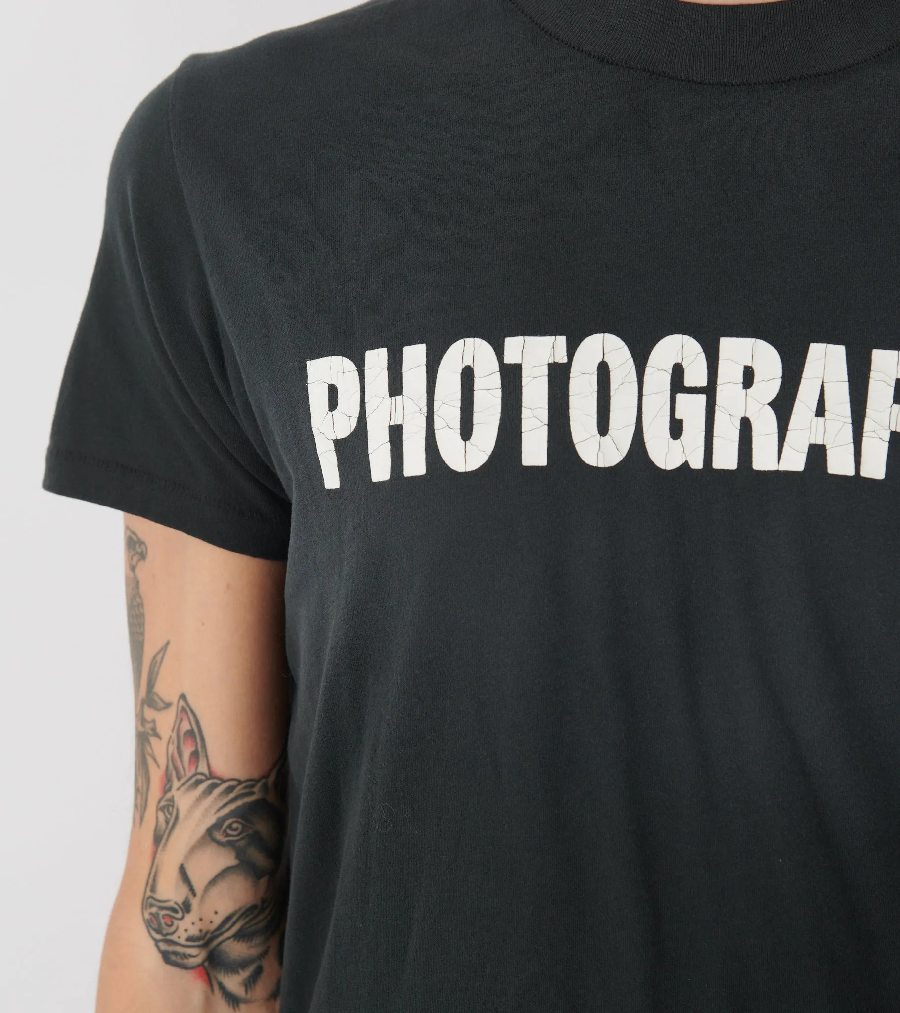 Photographer T-shirt Washed Black sold by Dr. Adams product image thumbnail 5