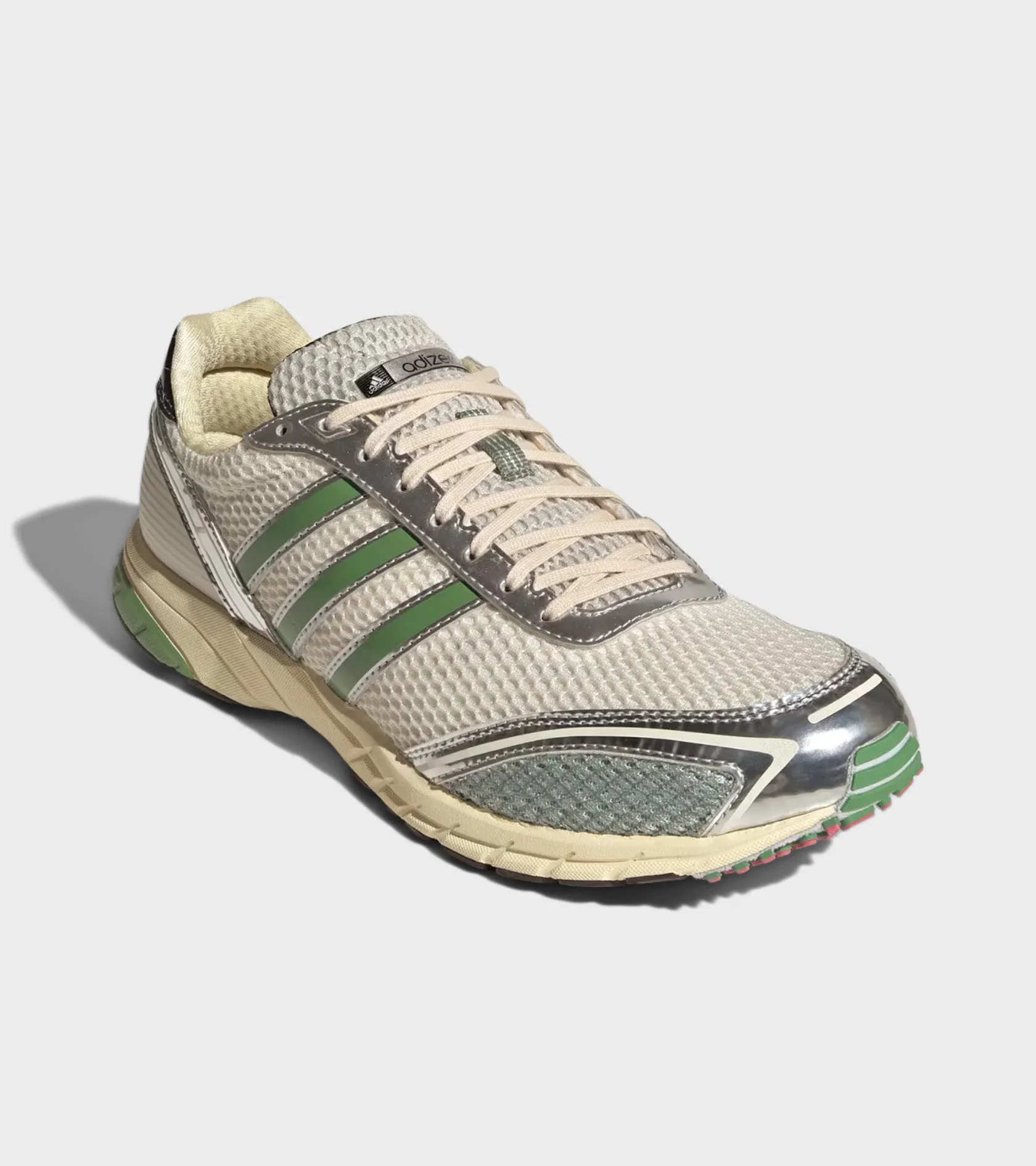 Adizero Adios OG Cream White/Preloved Green/Dark Brown sold by Dr. Adams product image thumbnail 2