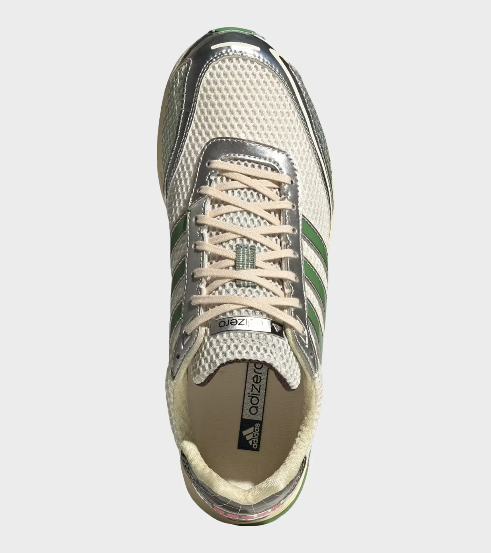 Adizero Adios OG Cream White/Preloved Green/Dark Brown sold by Dr. Adams product image thumbnail 5
