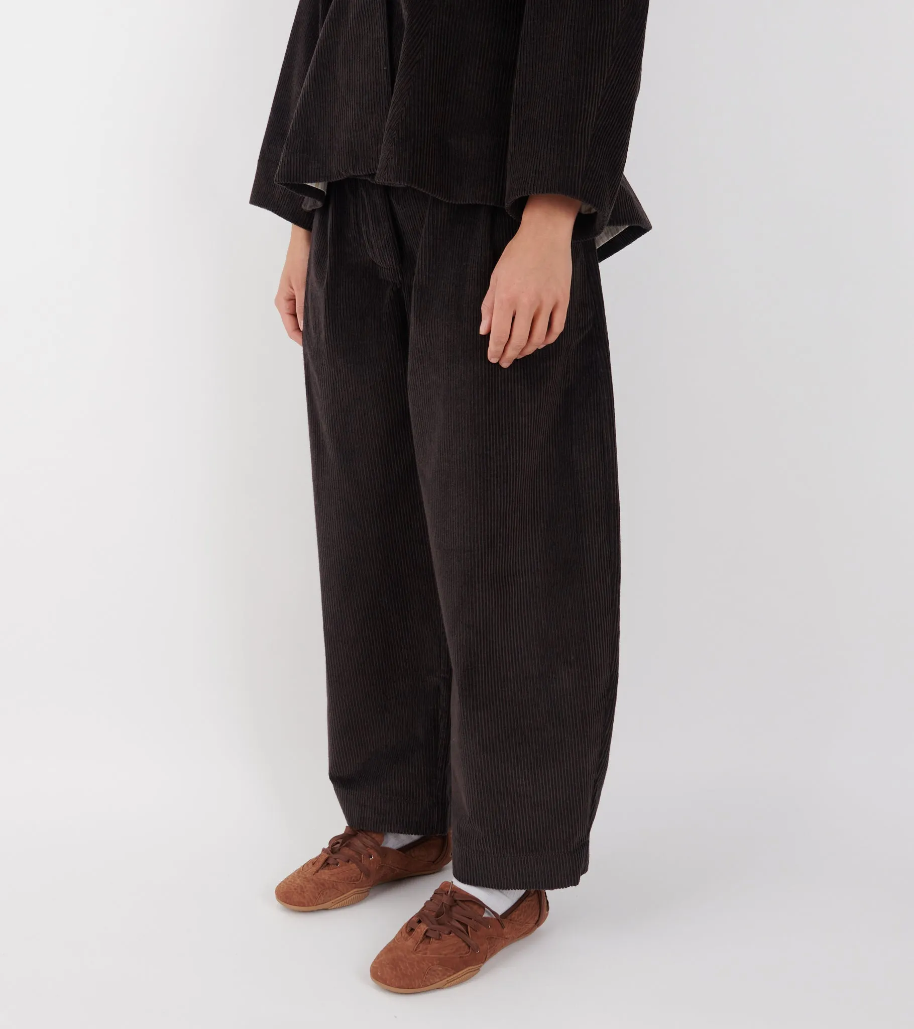 Japanese Two-Tone Corduroy Robyn Trouser Taupes sold by Dr. Adams product image thumbnail 3