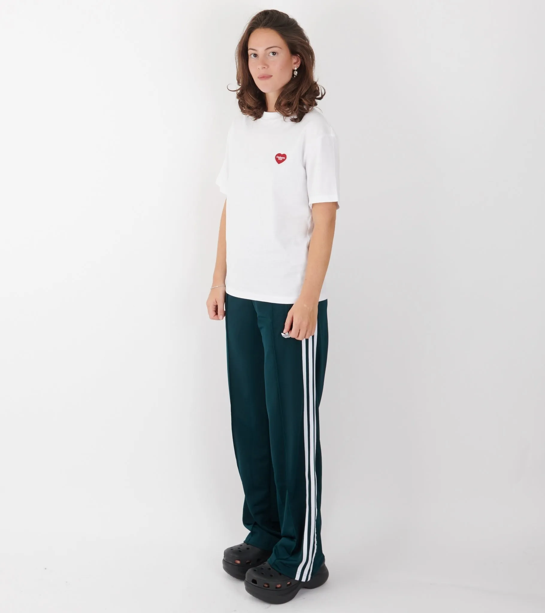 W S/S Heart Patch T-shirt White sold by Dr. Adams product image thumbnail 4