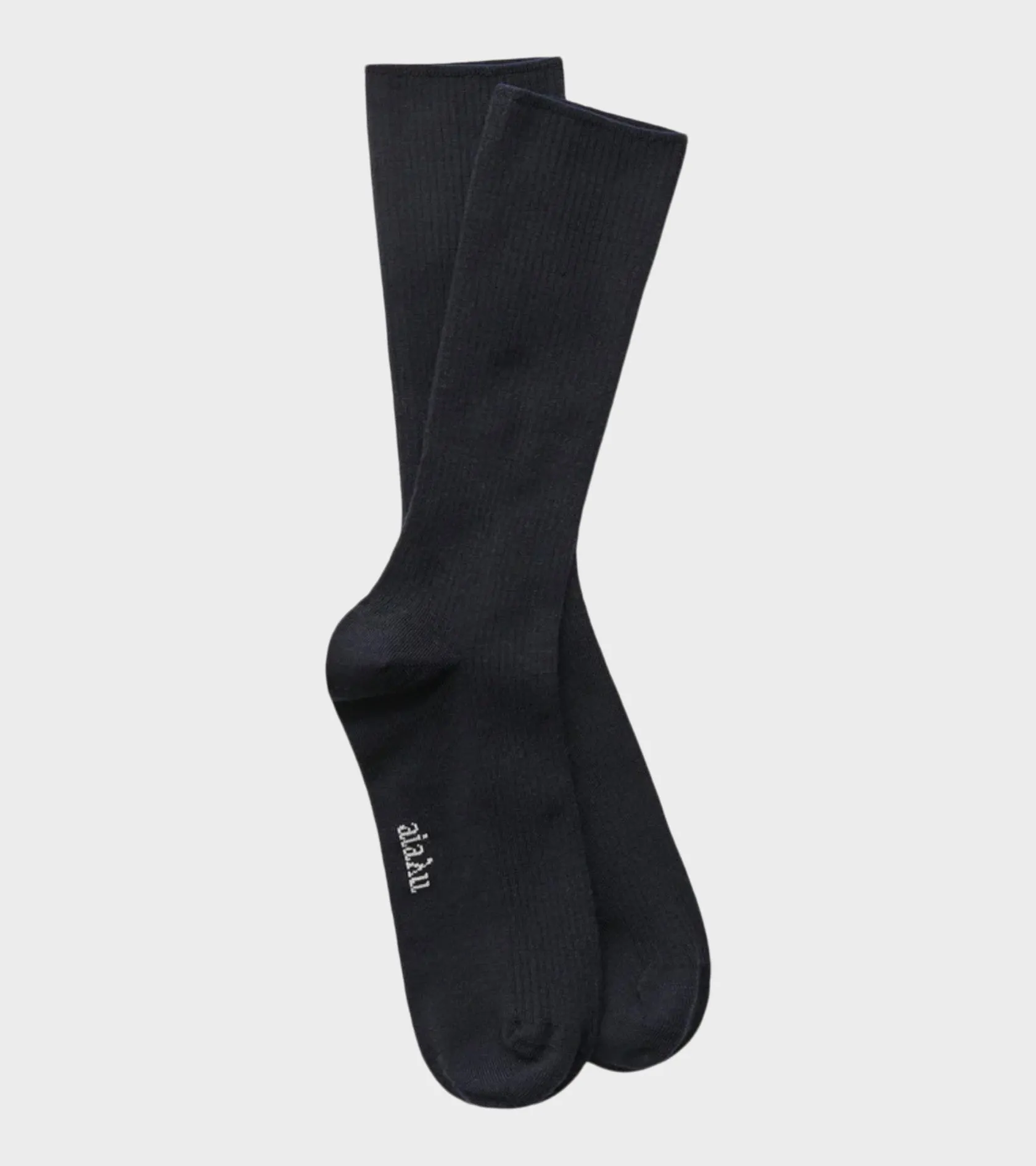 Wool Rib Socks Navy sold by Dr. Adams