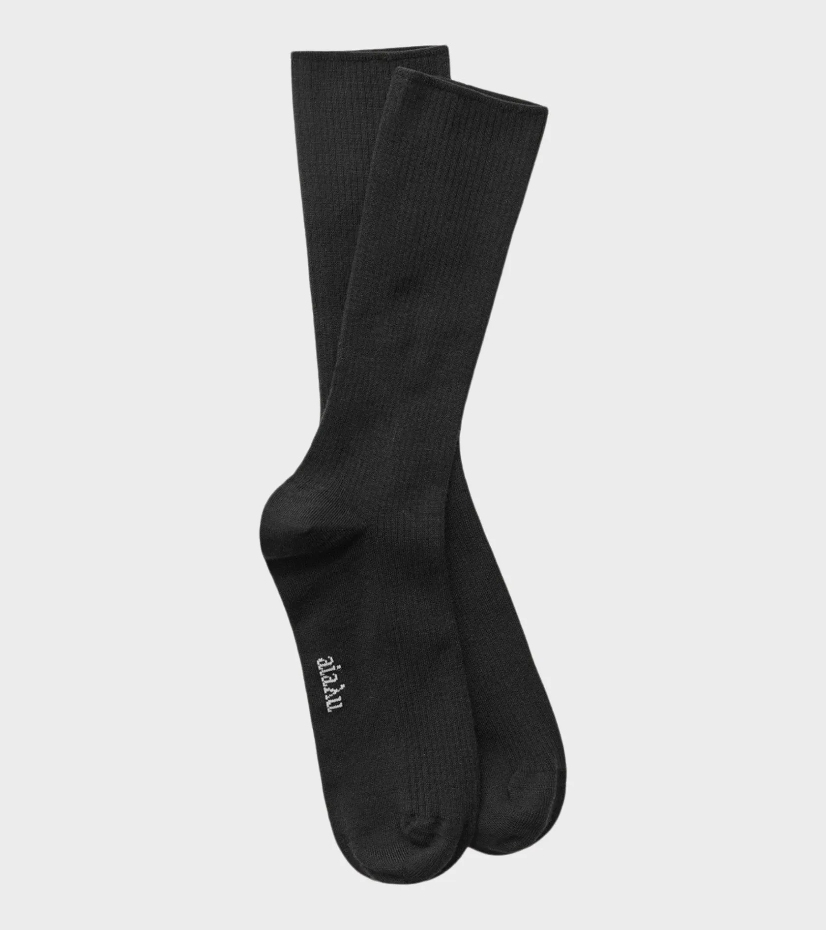 Wool Rib Socks Black sold by Dr. Adams