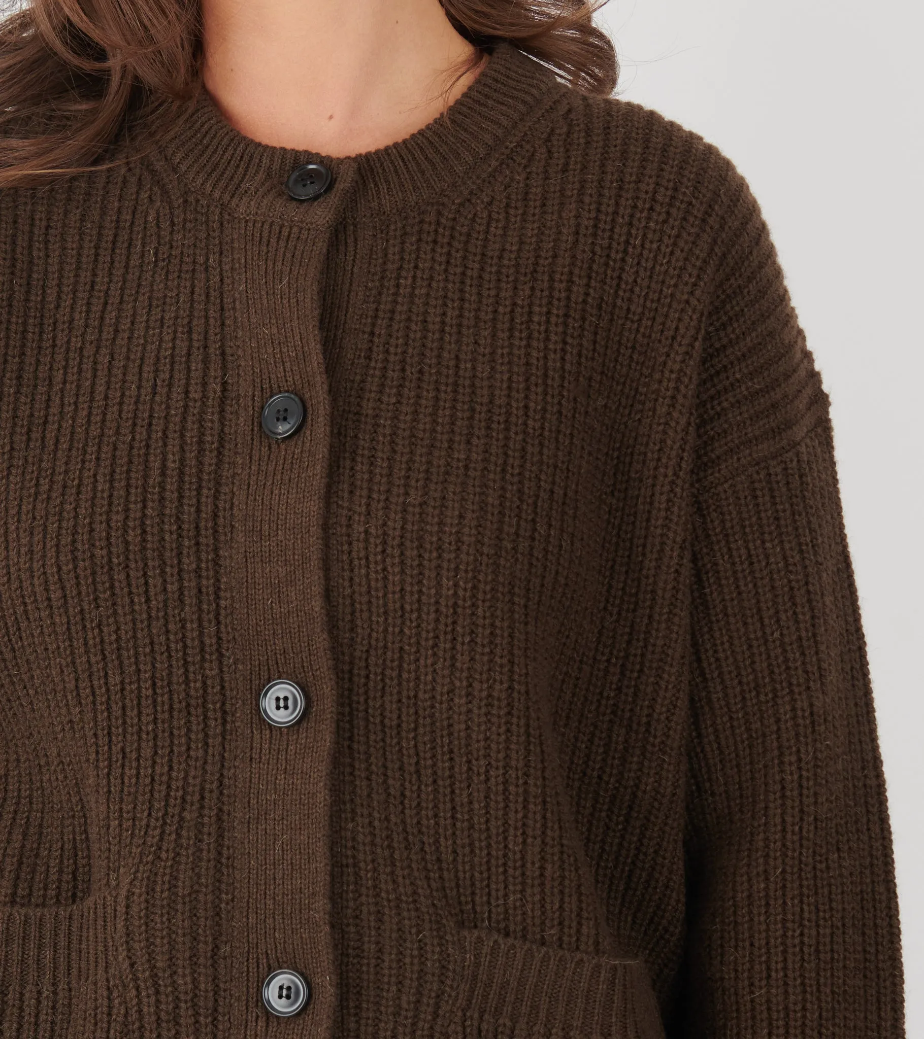 Bine Cardigan Dark Brown sold by Dr. Adams product image thumbnail 4