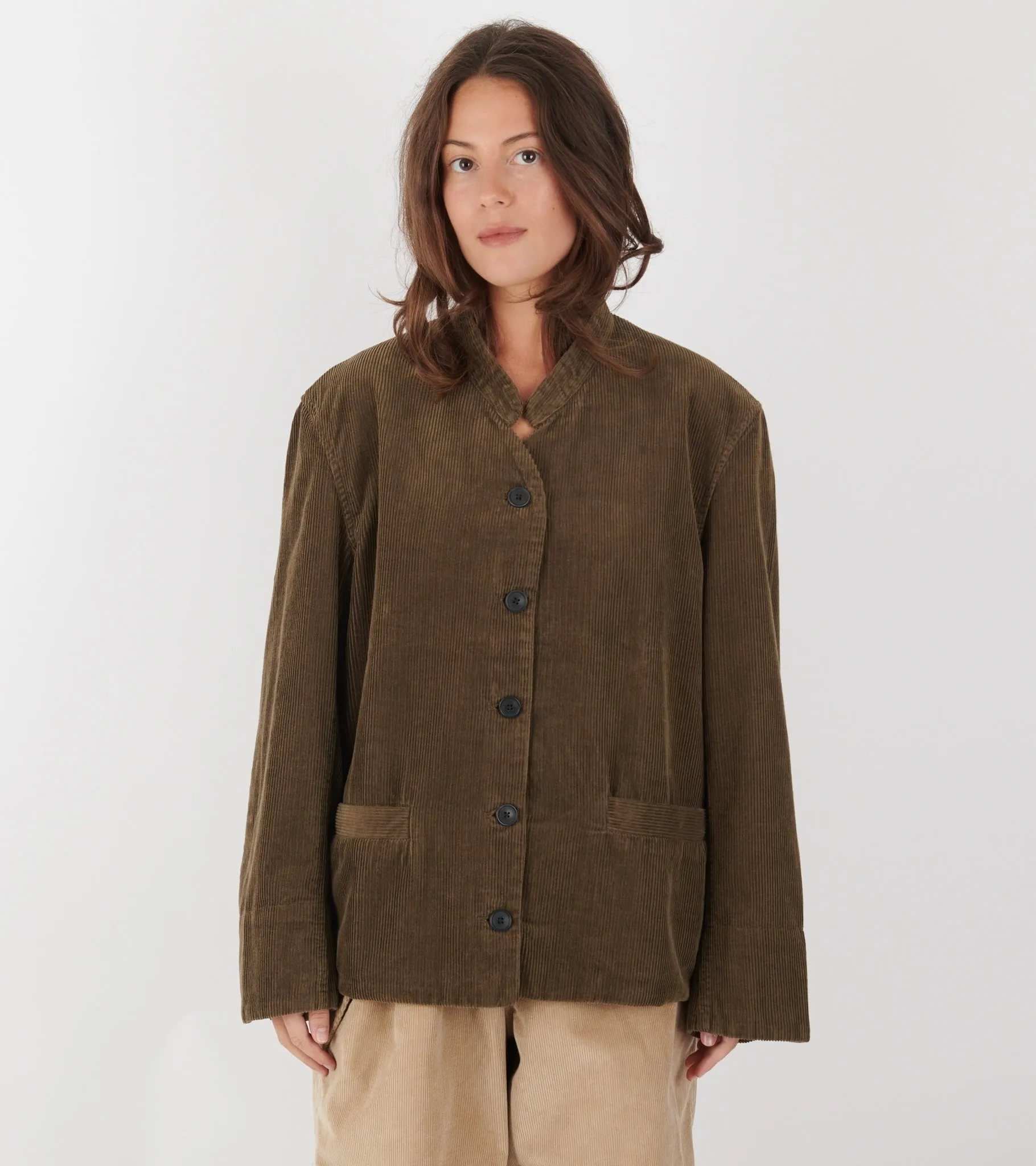 Angela Jacket Corduroy Bark sold by Dr. Adams product image thumbnail 3
