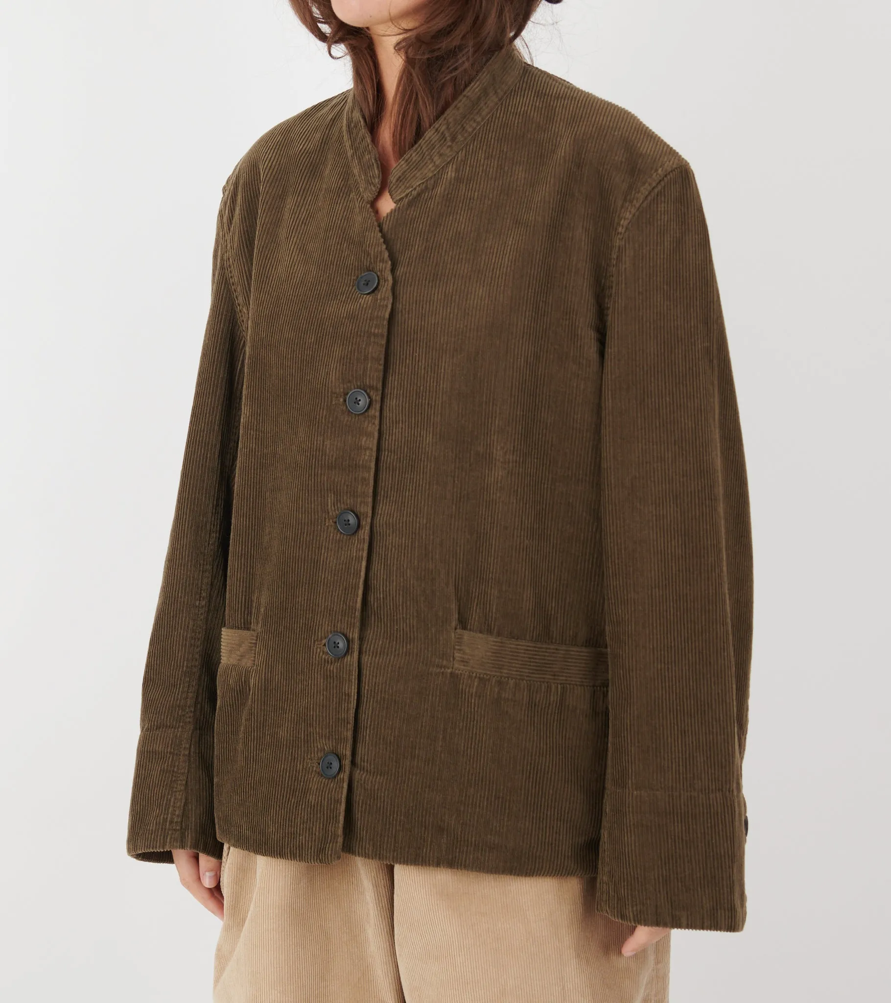 Angela Jacket Corduroy Bark sold by Dr. Adams product image thumbnail 4