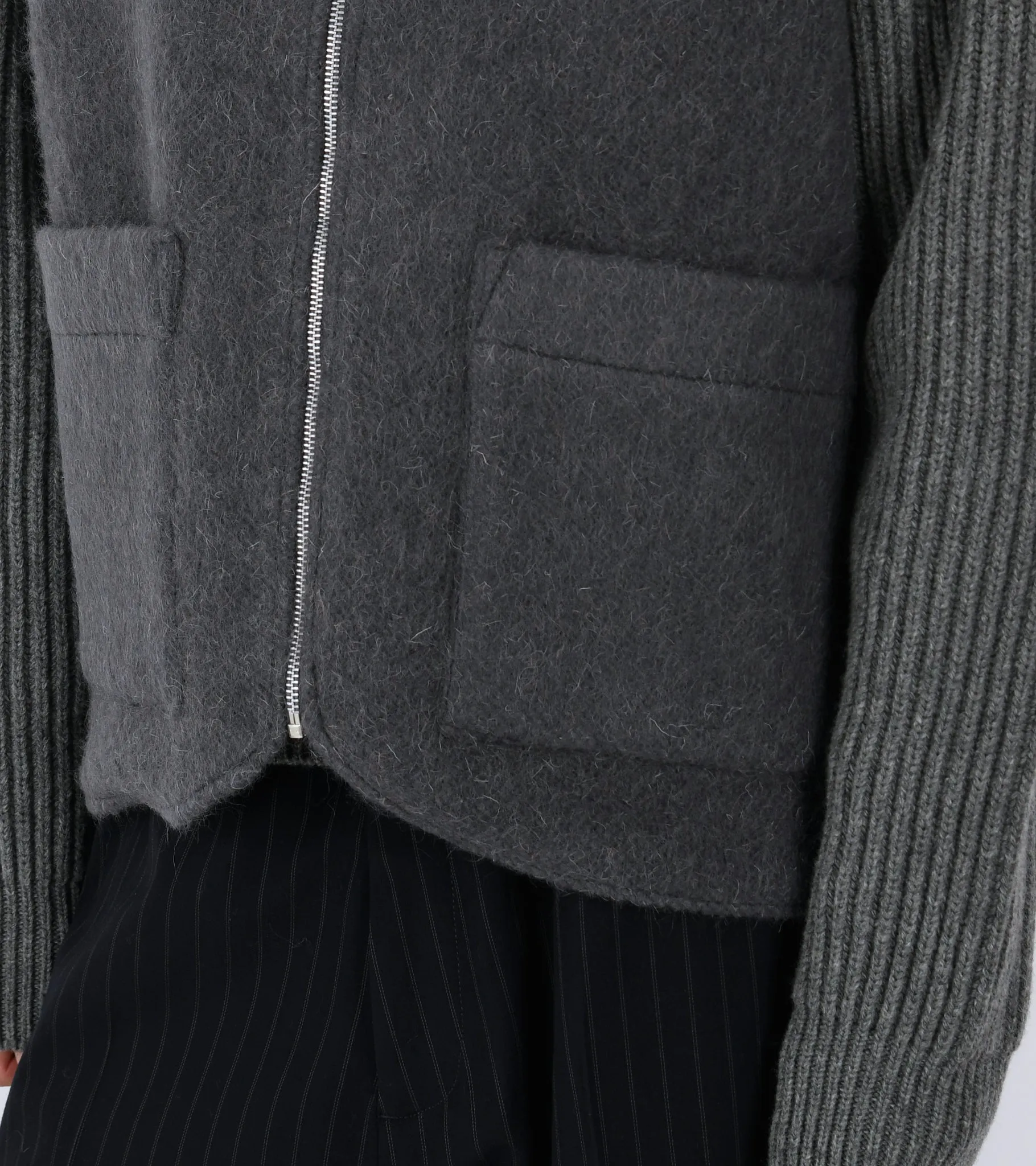 Hairy Wool River Vest Slate Grey sold by Dr. Adams product image thumbnail 5