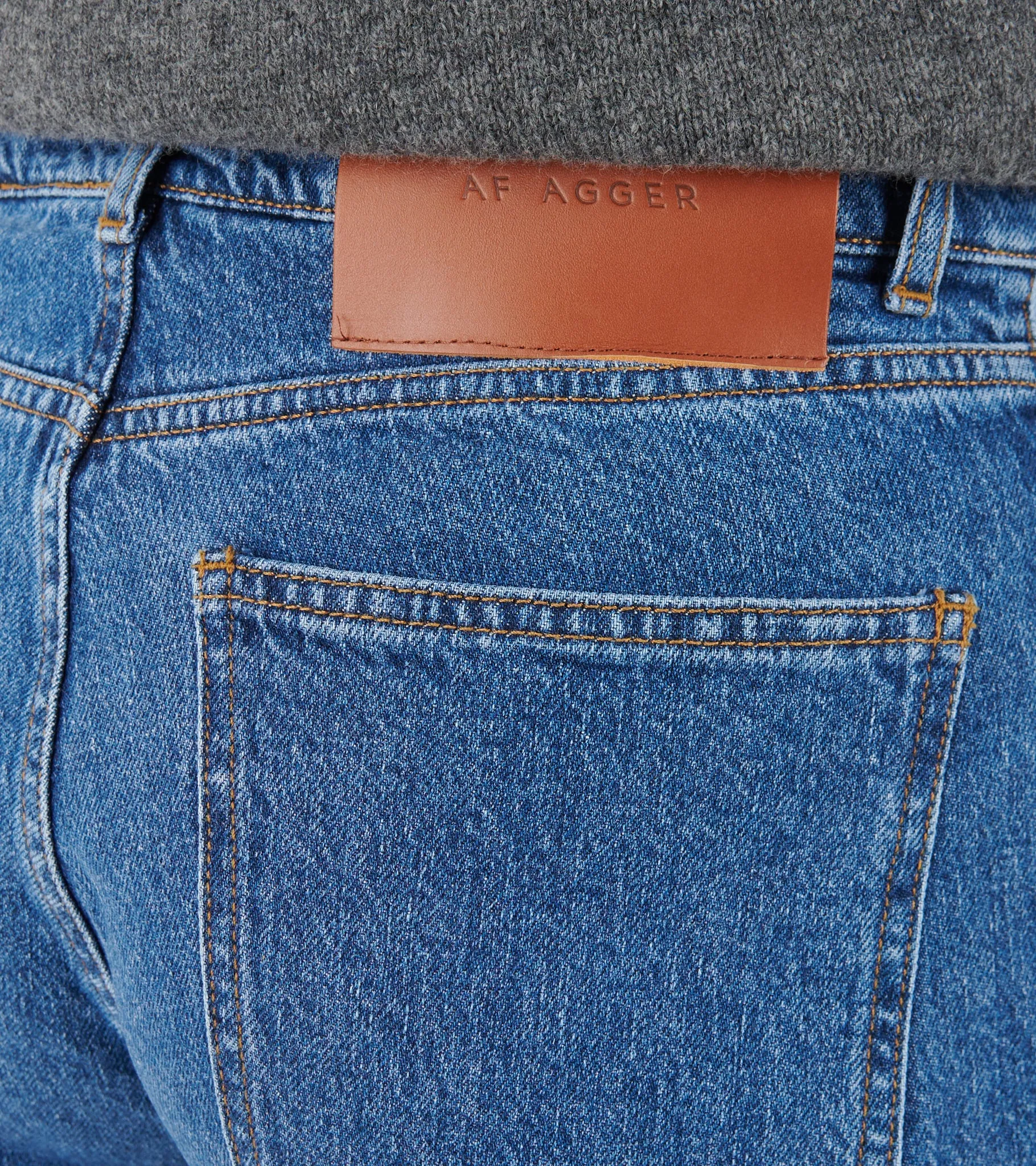 Hemp Cotton Barrel Jeans Washed Blue sold by Dr. Adams product image thumbnail 4