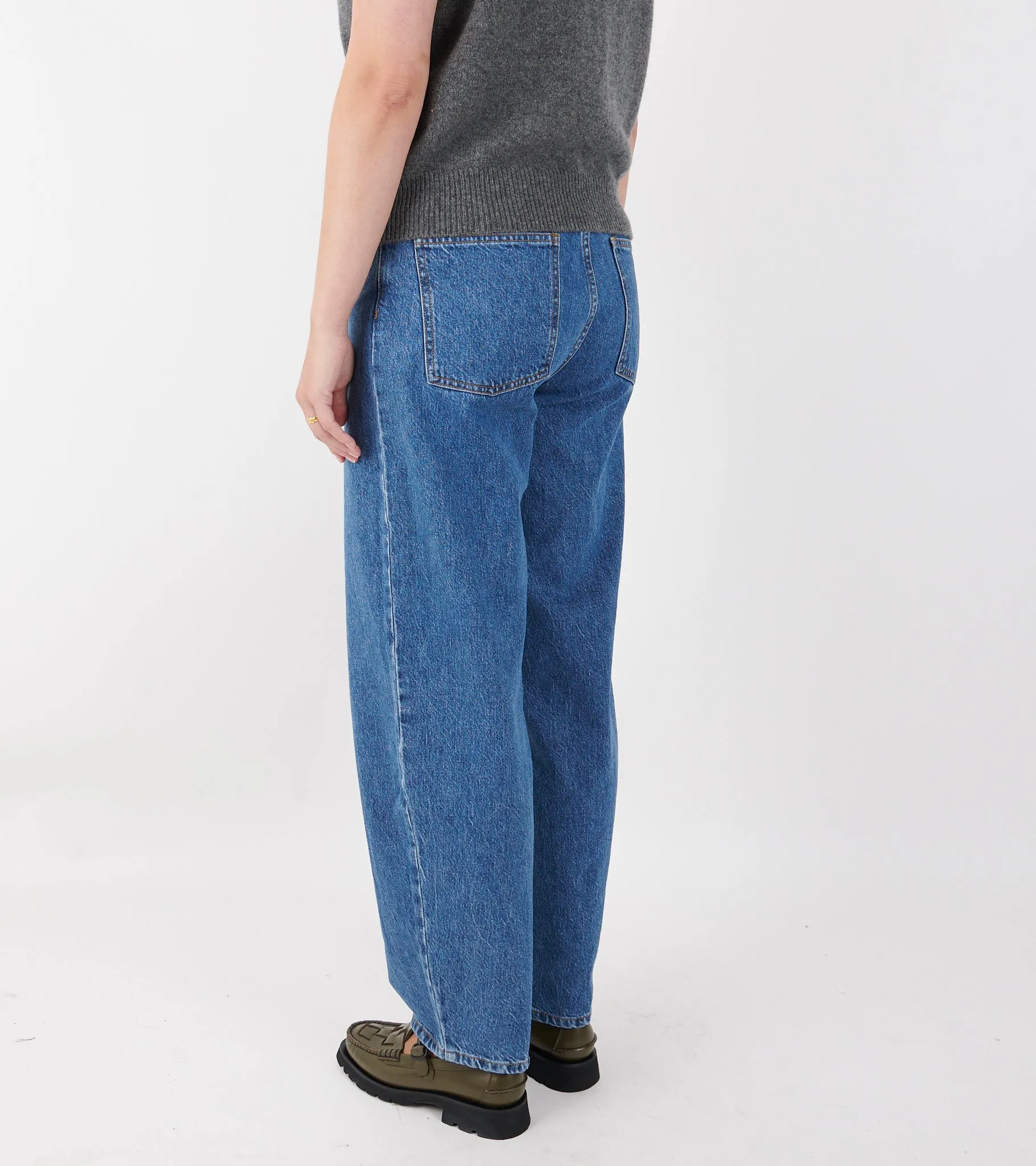 Hemp Cotton Barrel Jeans Washed Blue sold by Dr. Adams product image thumbnail 5