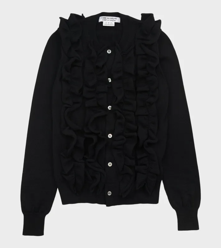 Fringe Sweater Black made by Comme des Garcons