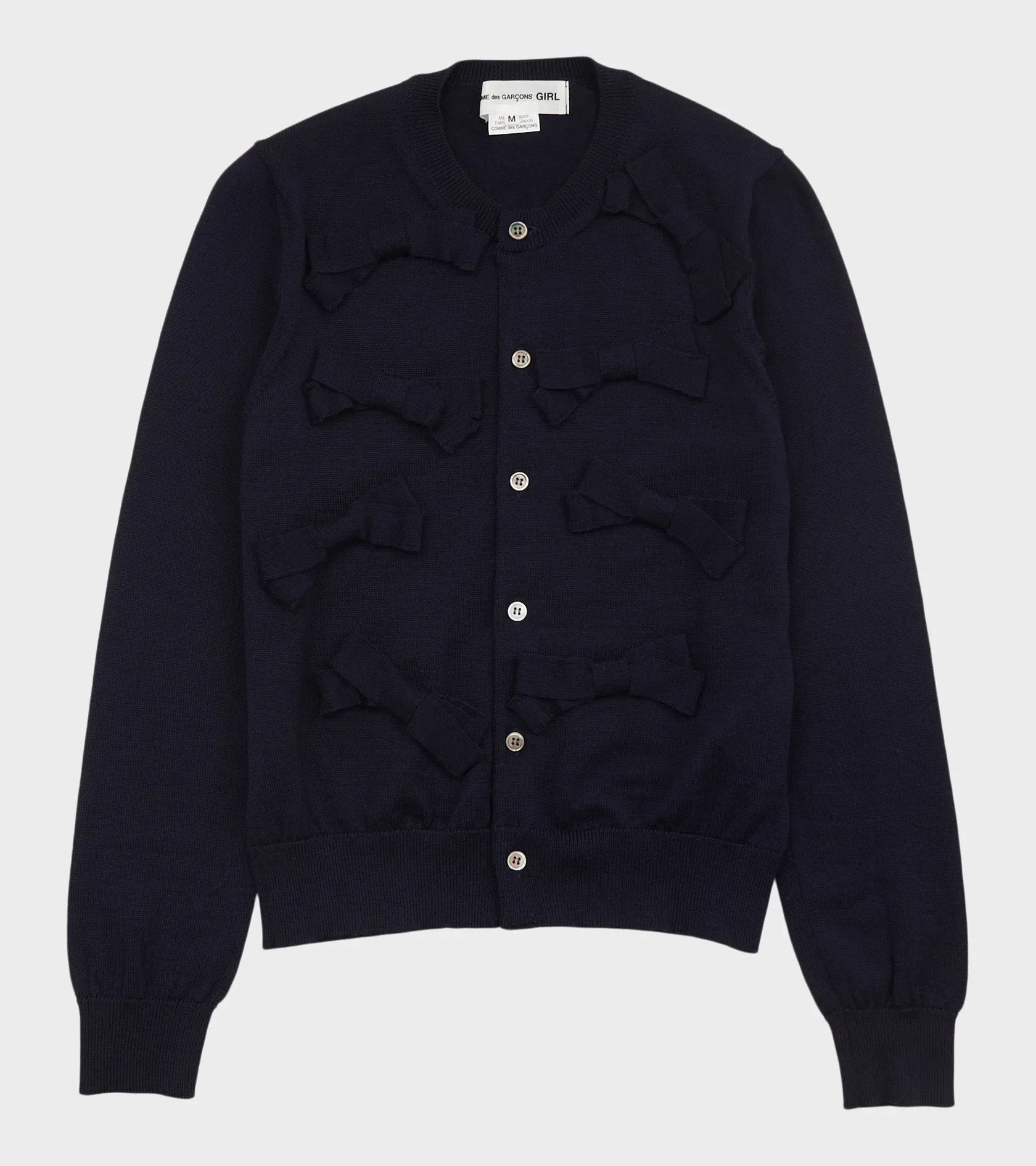 Bow Cardigan Navy sold by Dr. Adams