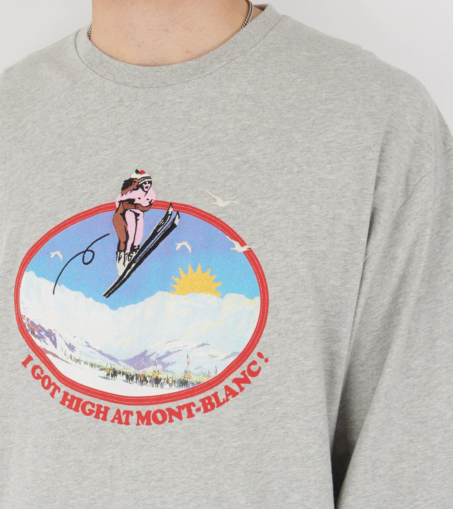 Mont Blanc Memories L/S T-shirt Melange Grey sold by Dr. Adams product image thumbnail 4